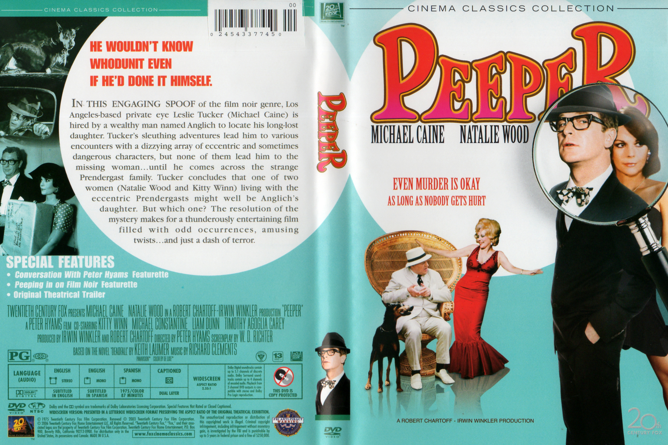 Jaquette DVD Peeper Zone 1