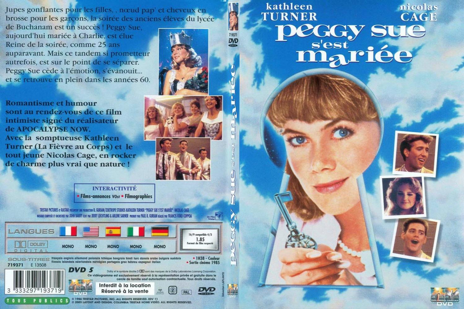 Jaquette DVD Peggy Sue s