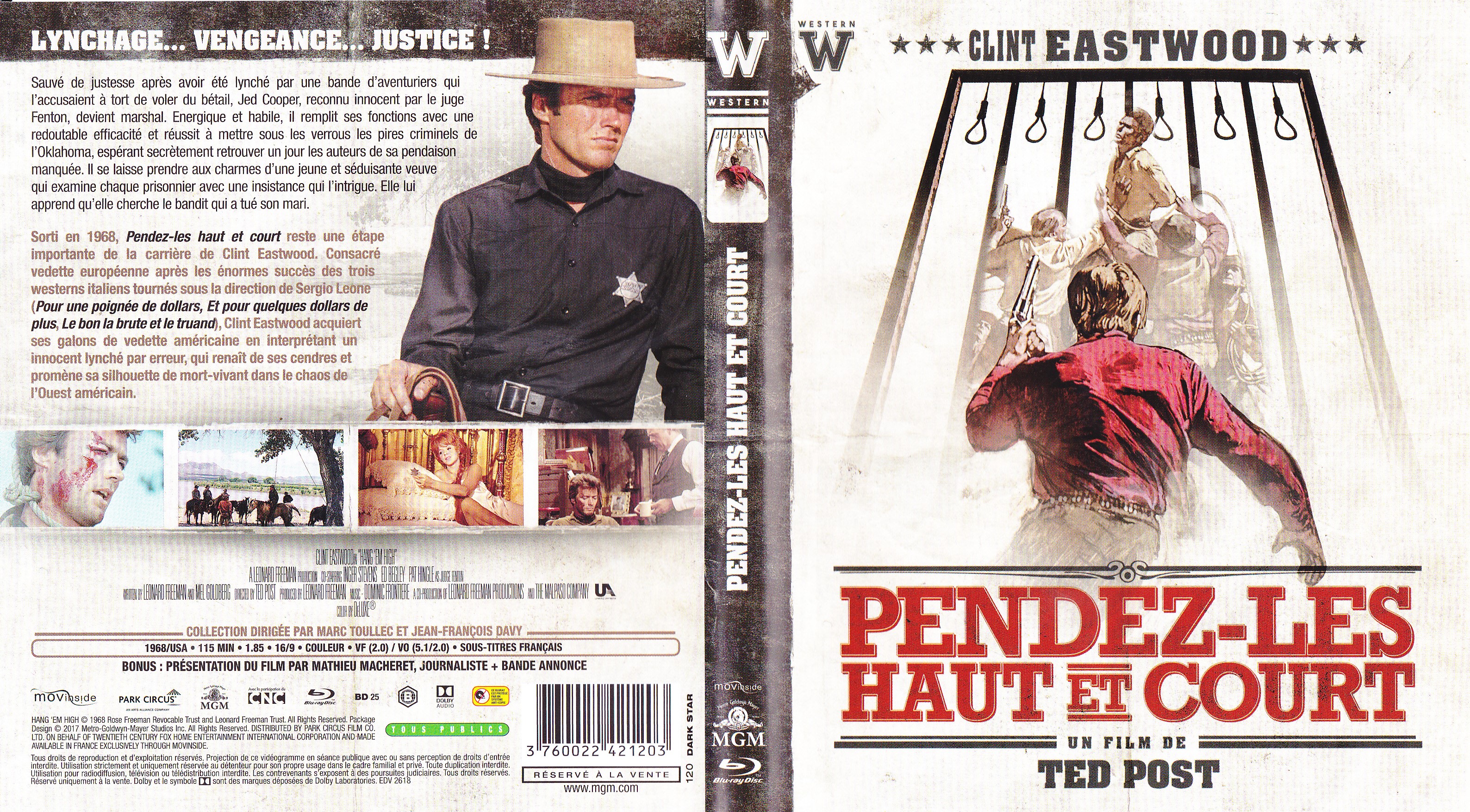 Jaquette DVD Pendez-les haut et court (BLU-RAY)