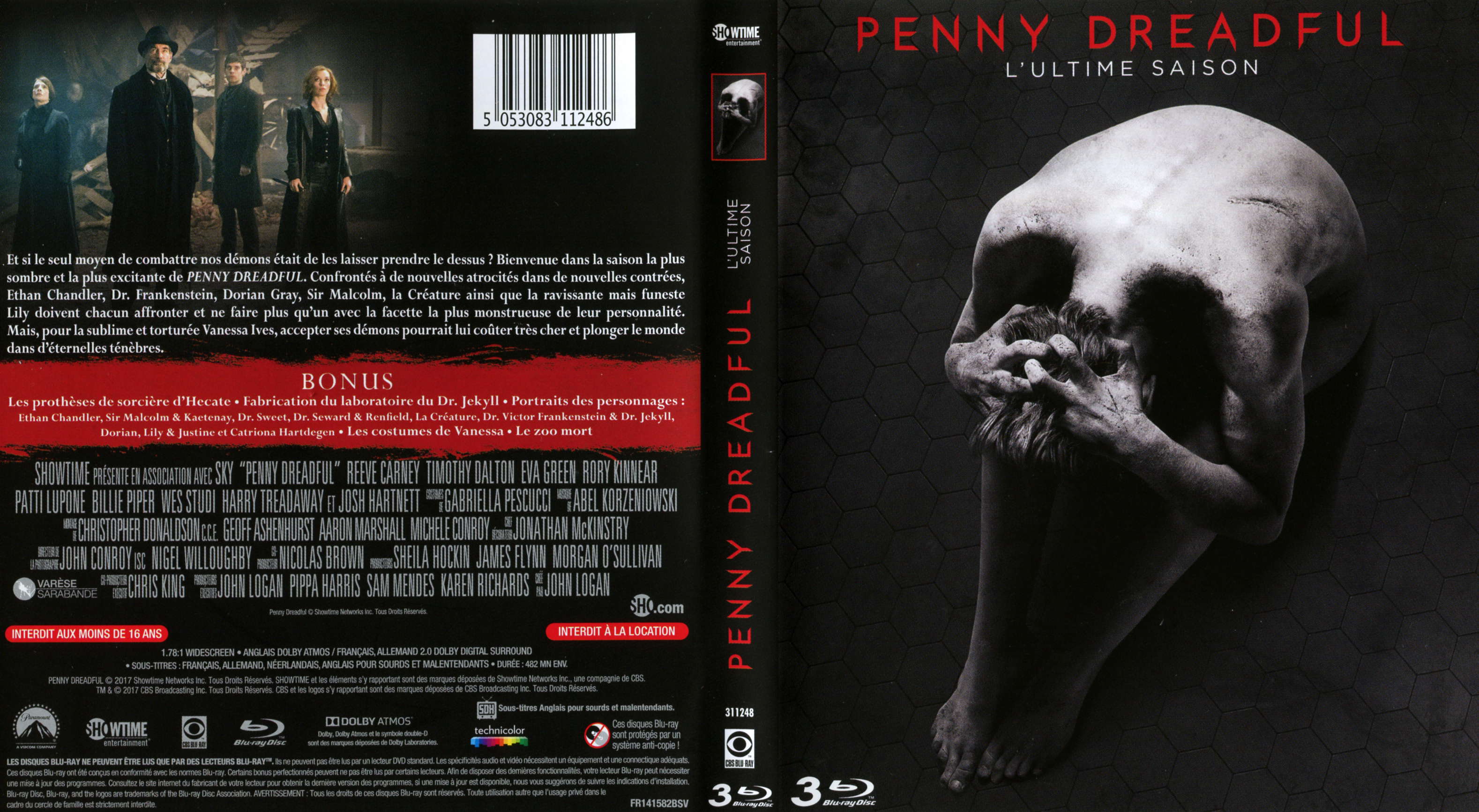 Jaquette DVD Penny Dreadful Saison 3 (BLU-RAY)