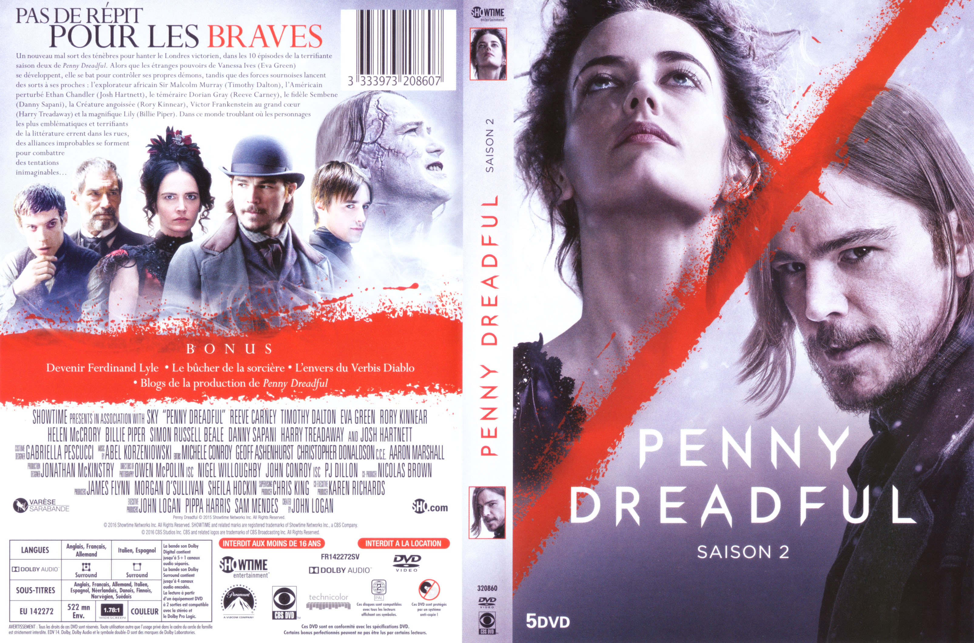 Jaquette DVD Penny dreadful Saison 2