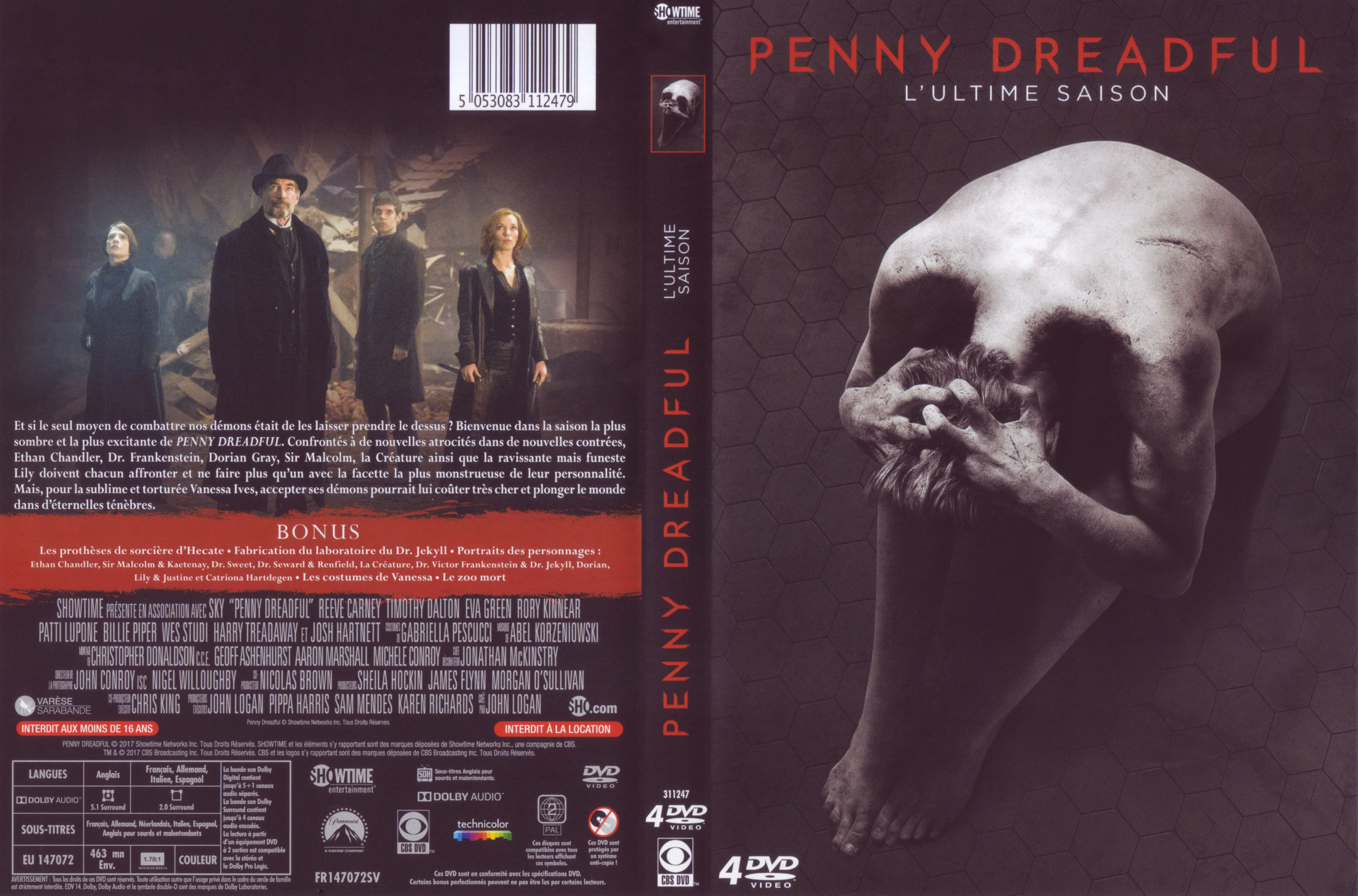 Jaquette DVD Penny dreadful Saison 3
