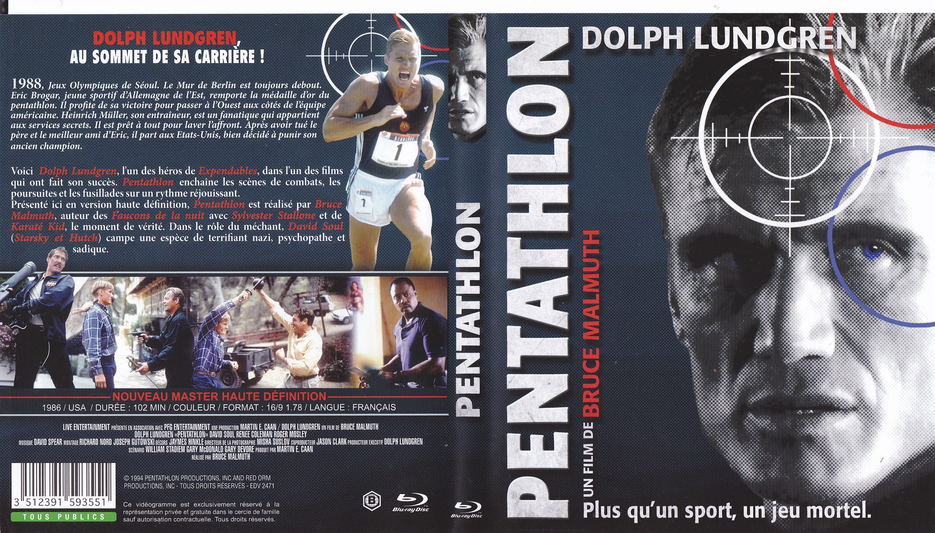 Jaquette DVD Pentathlon (BLU-RAY)