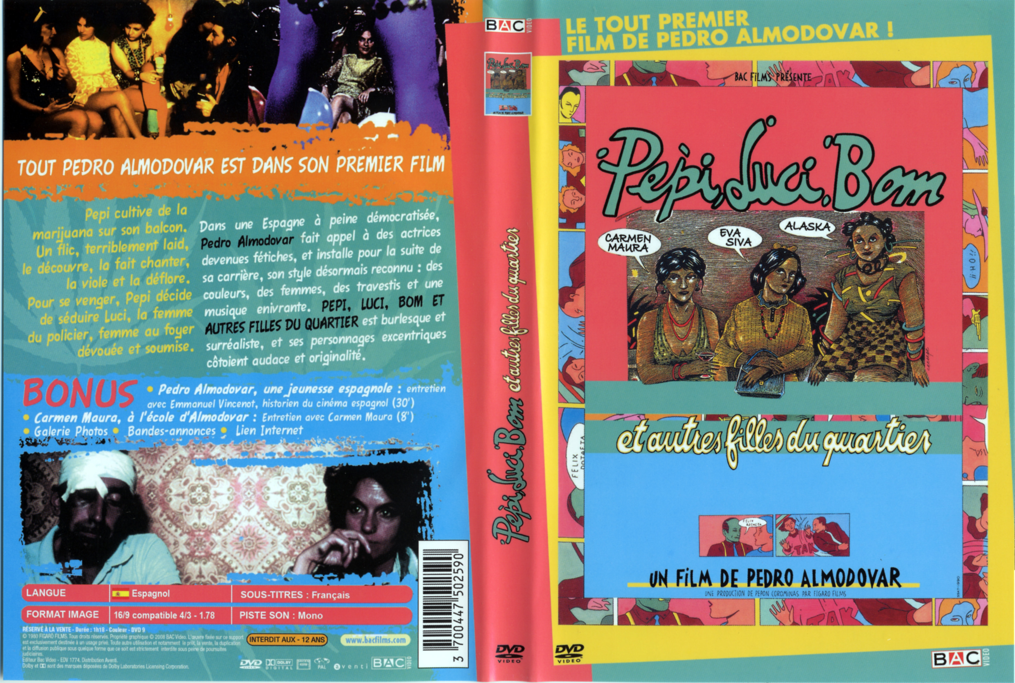 Jaquette DVD Pepi Luci Bom et les autres filles du quartier