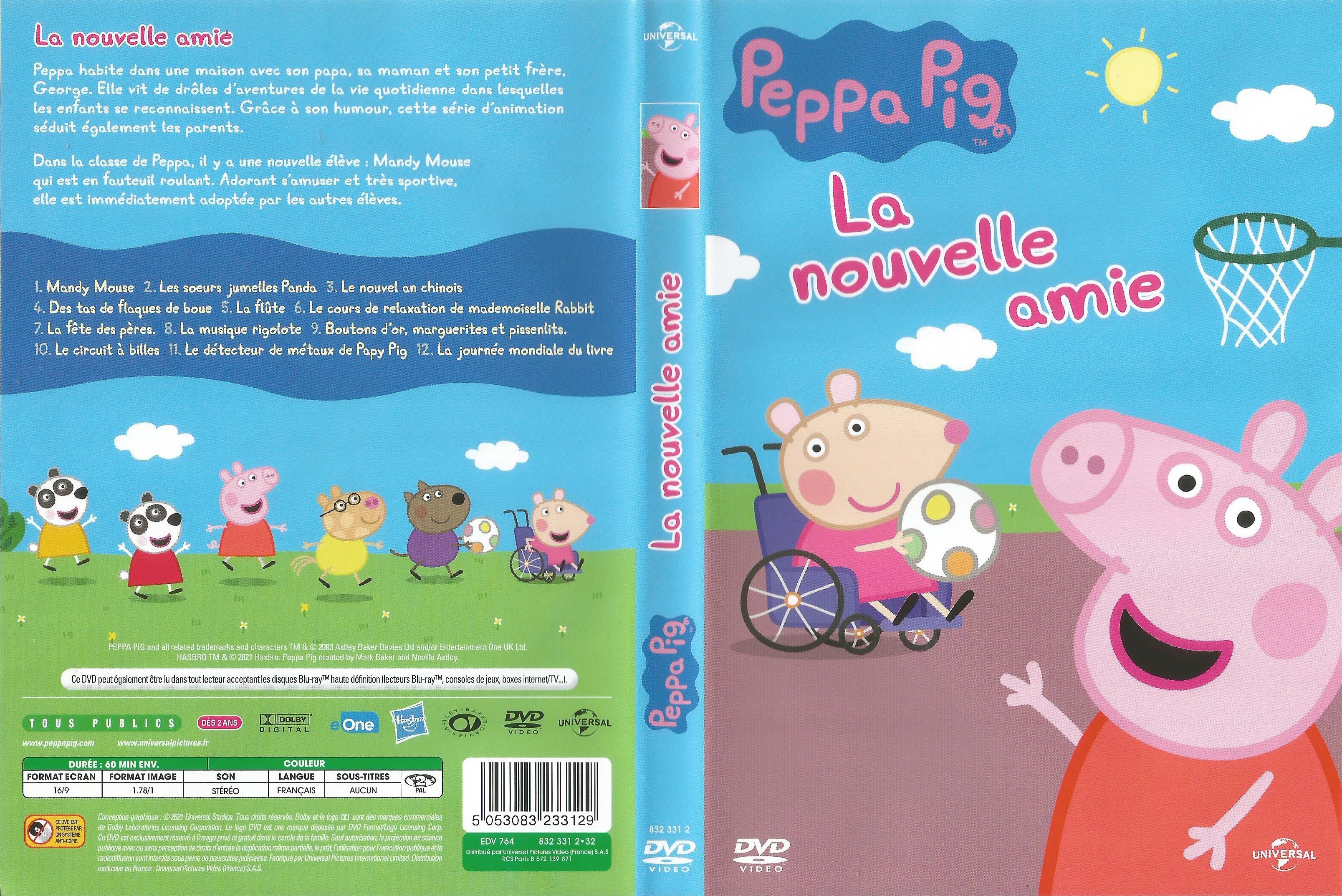 Jaquette DVD Peppa Pig - La nouvelle amie