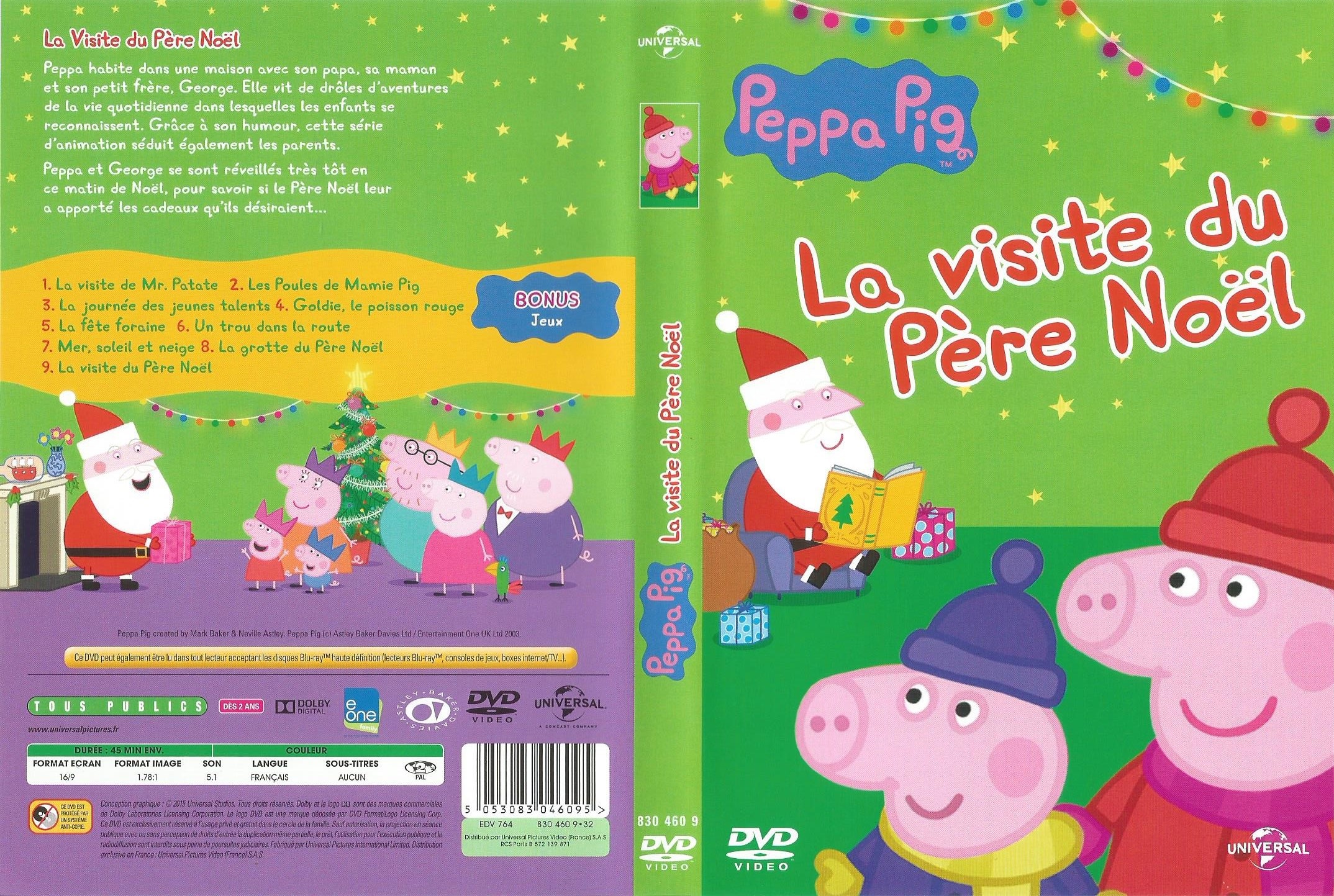 Jaquette DVD Peppa Pig - La visite du pre noel