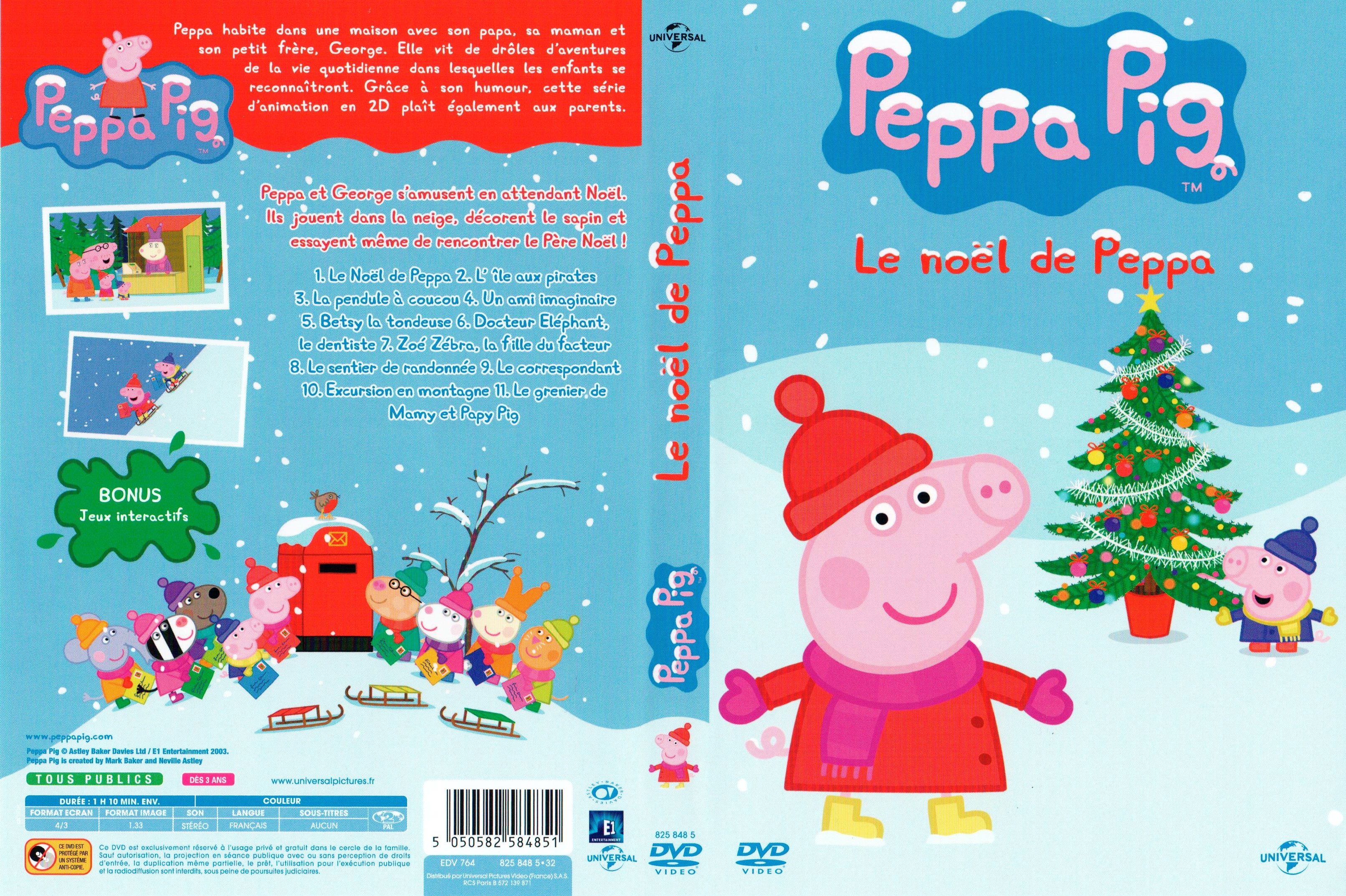 Jaquette DVD Peppa Pig - Noel de Peppa