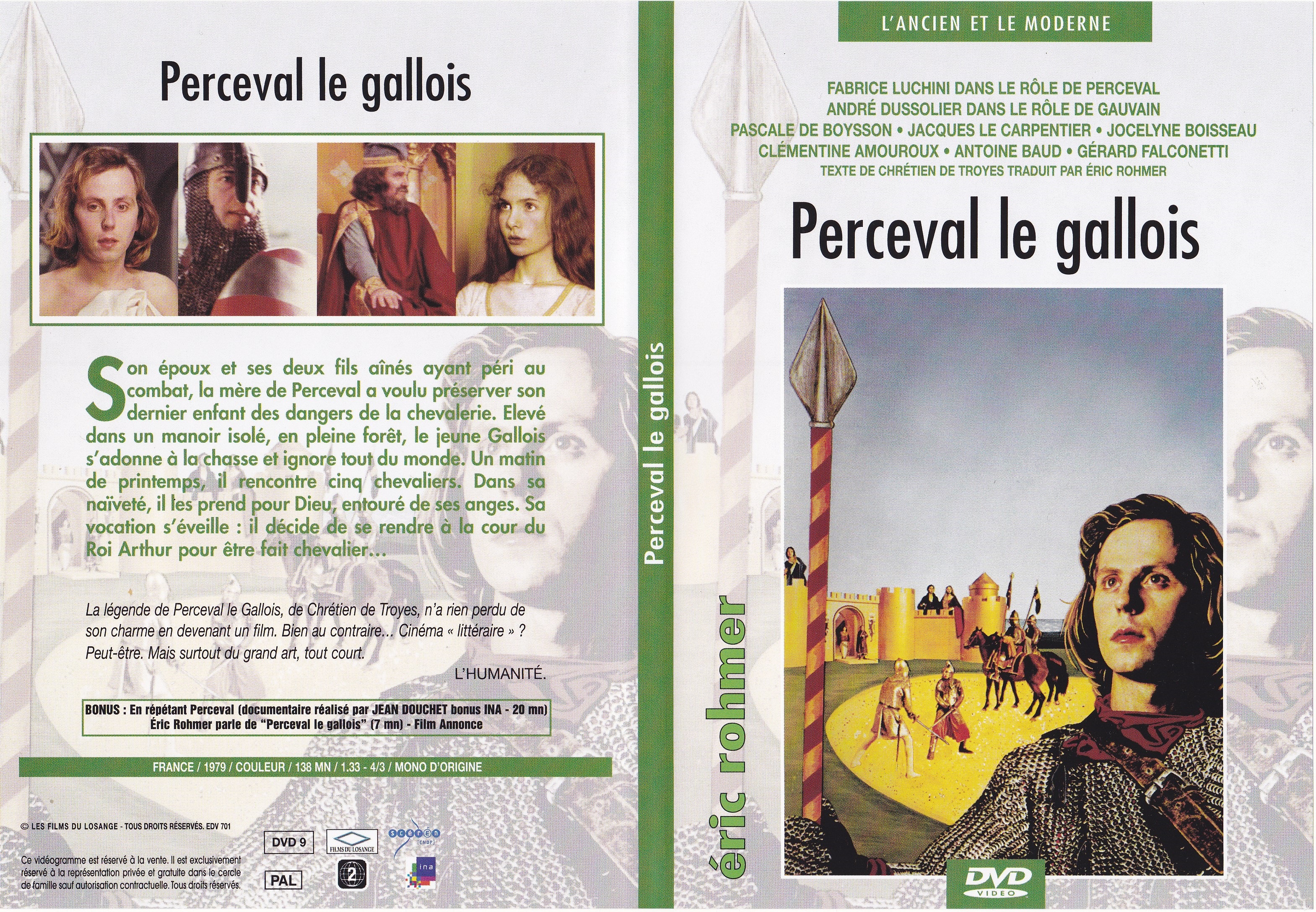 Jaquette DVD Perceval le Gallois