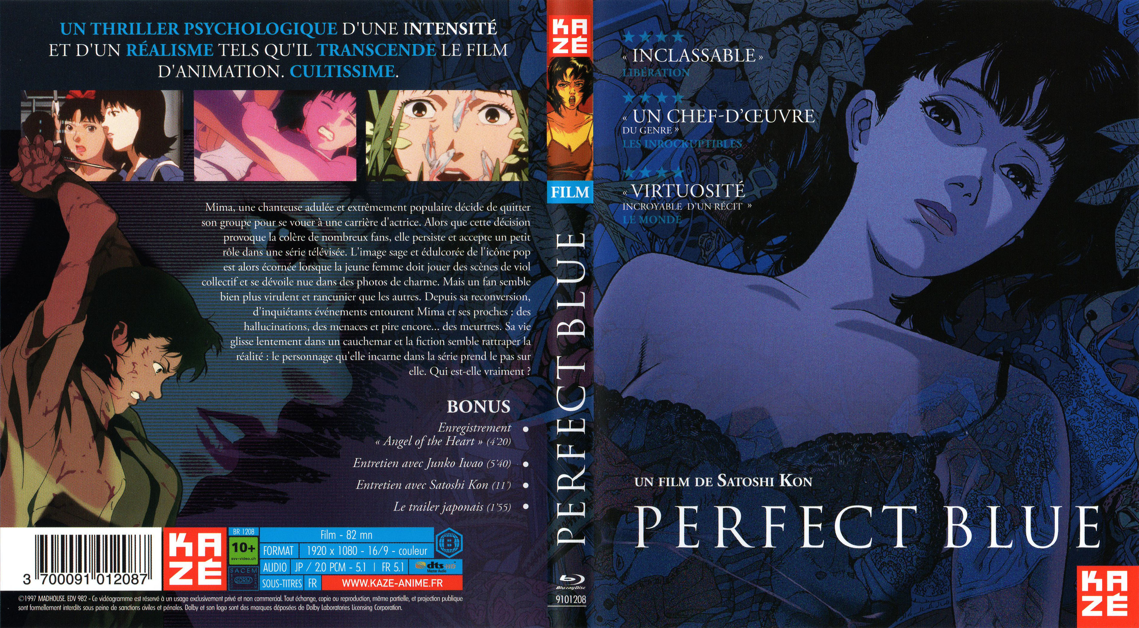 Jaquette DVD Perfect Blue (BLU-RAY)