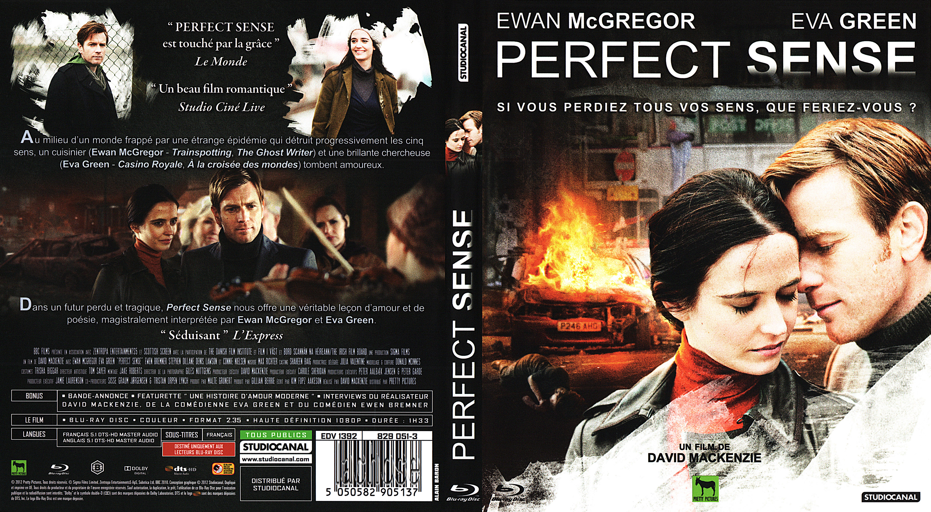 Jaquette DVD Perfect sense (BLU-RAY)