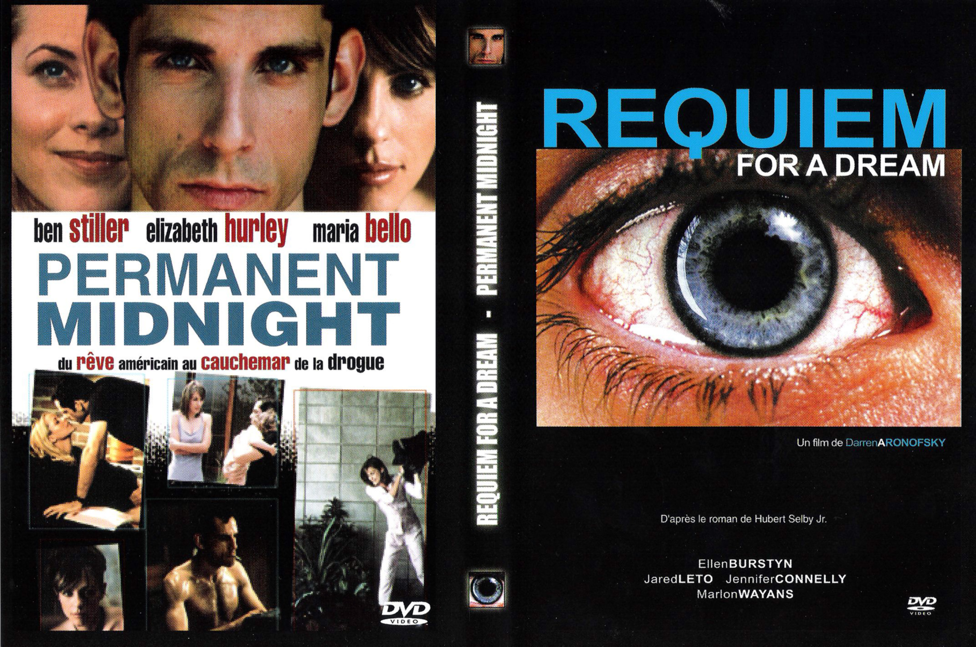 Jaquette DVD Permanent midnight + Requiem for a dream
