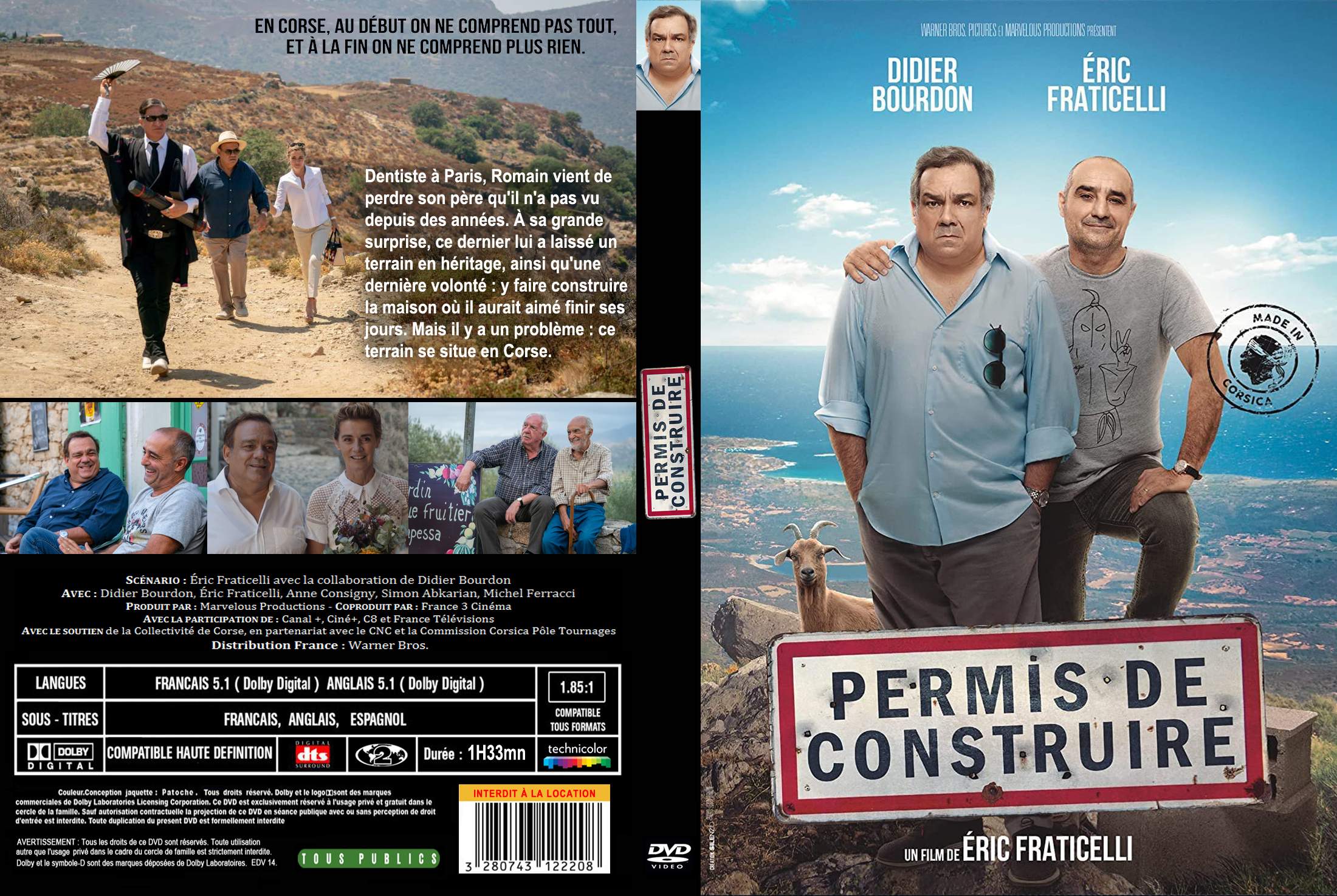 Jaquette DVD Permis de construire custom v2