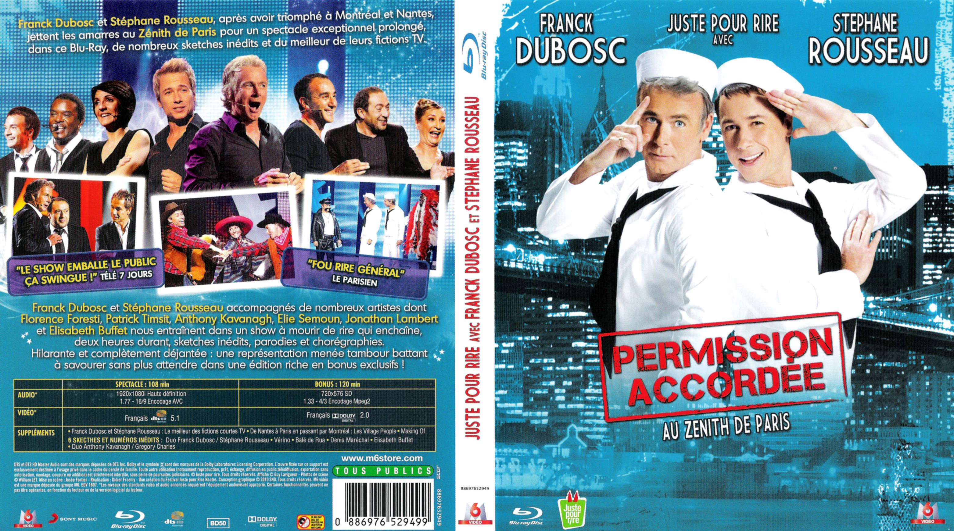 Jaquette DVD Permission accorde (BLU-RAY)