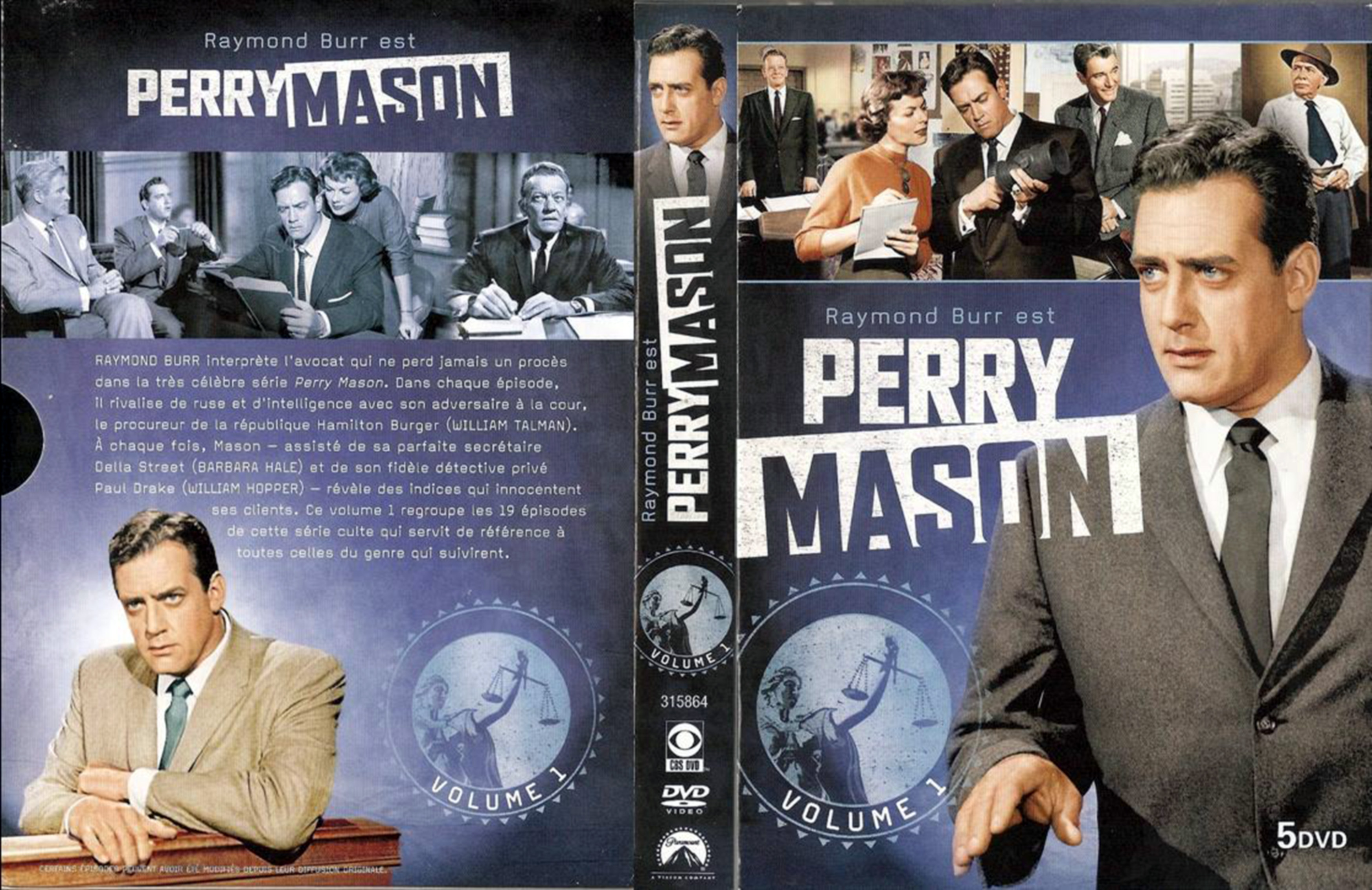 Jaquette DVD Perry Mason Saison 1 COFFRET