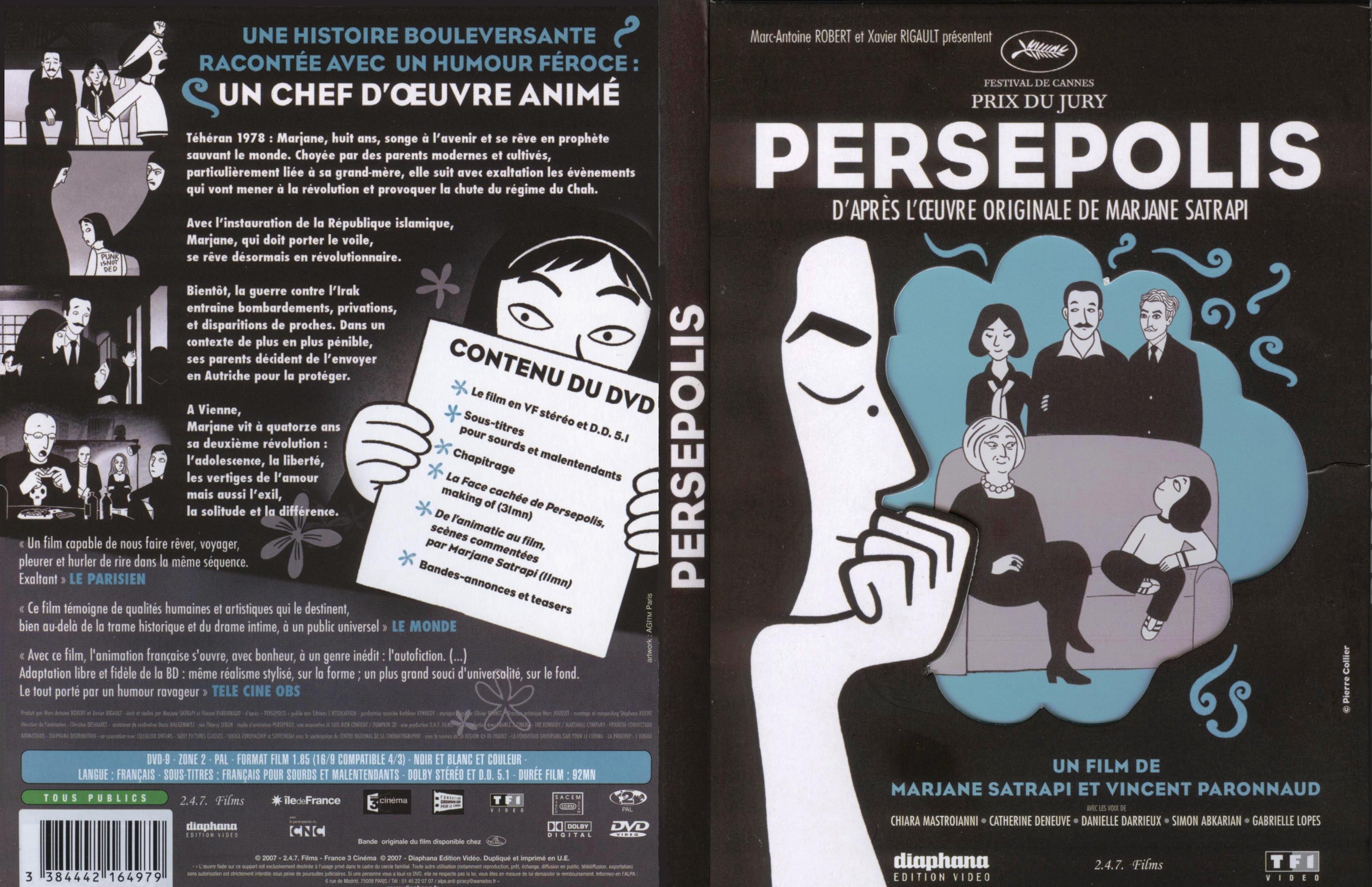 Jaquette DVD Persepolis