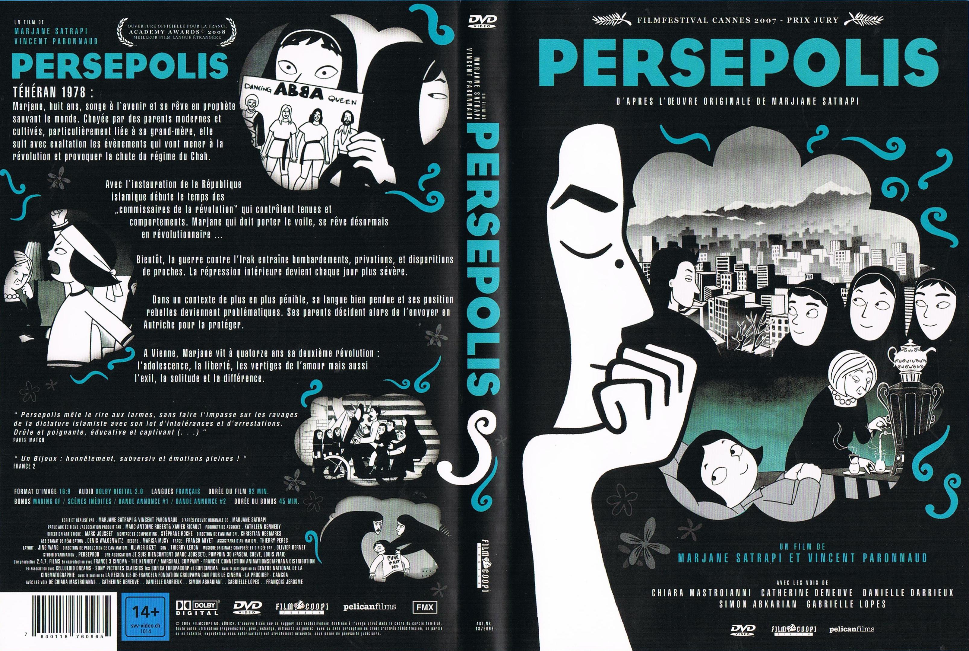 Jaquette DVD Persepolis v2