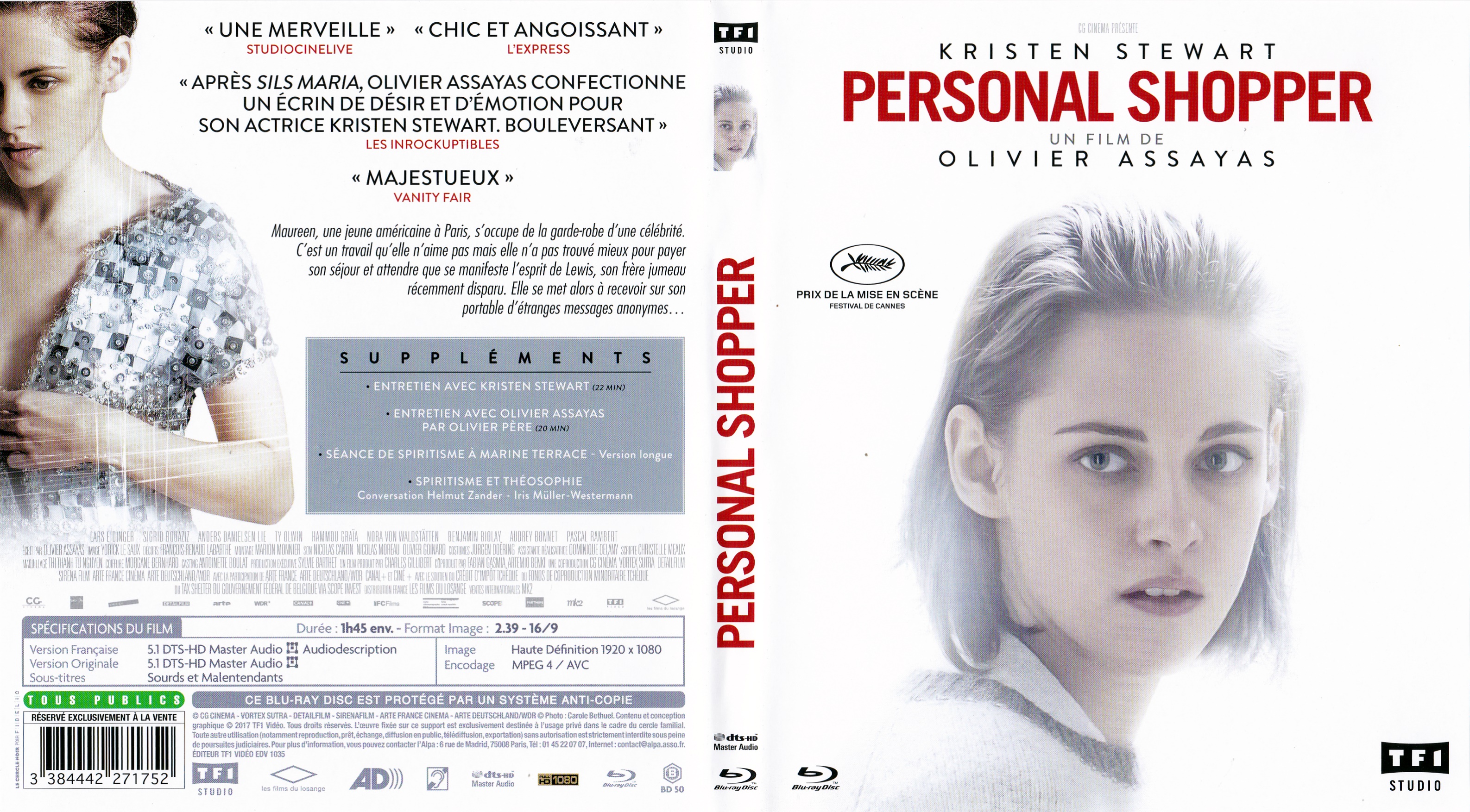 Jaquette DVD Personal shopper (BLU-RAY)