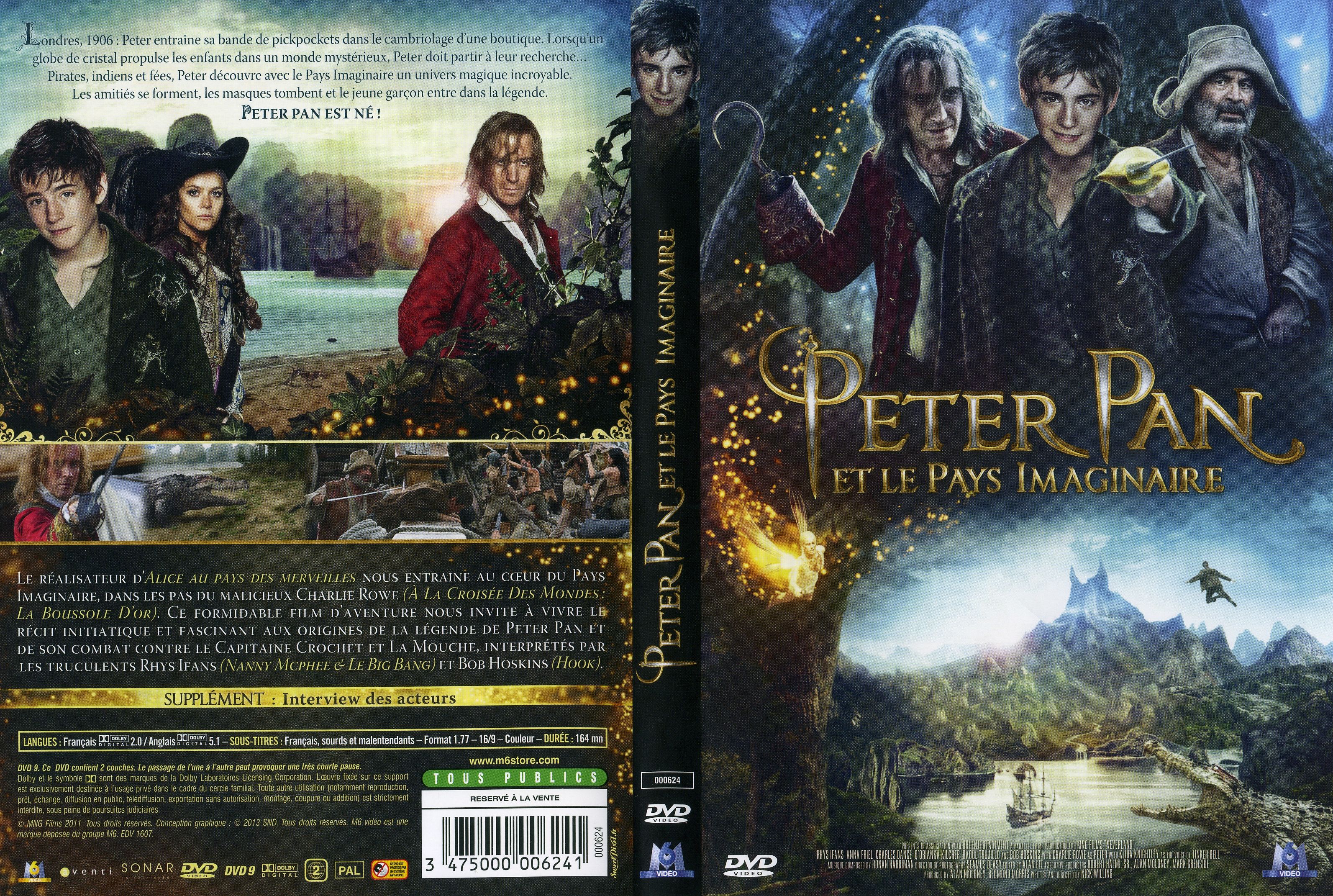 Jaquette DVD Peter Pan et le pays imaginaire