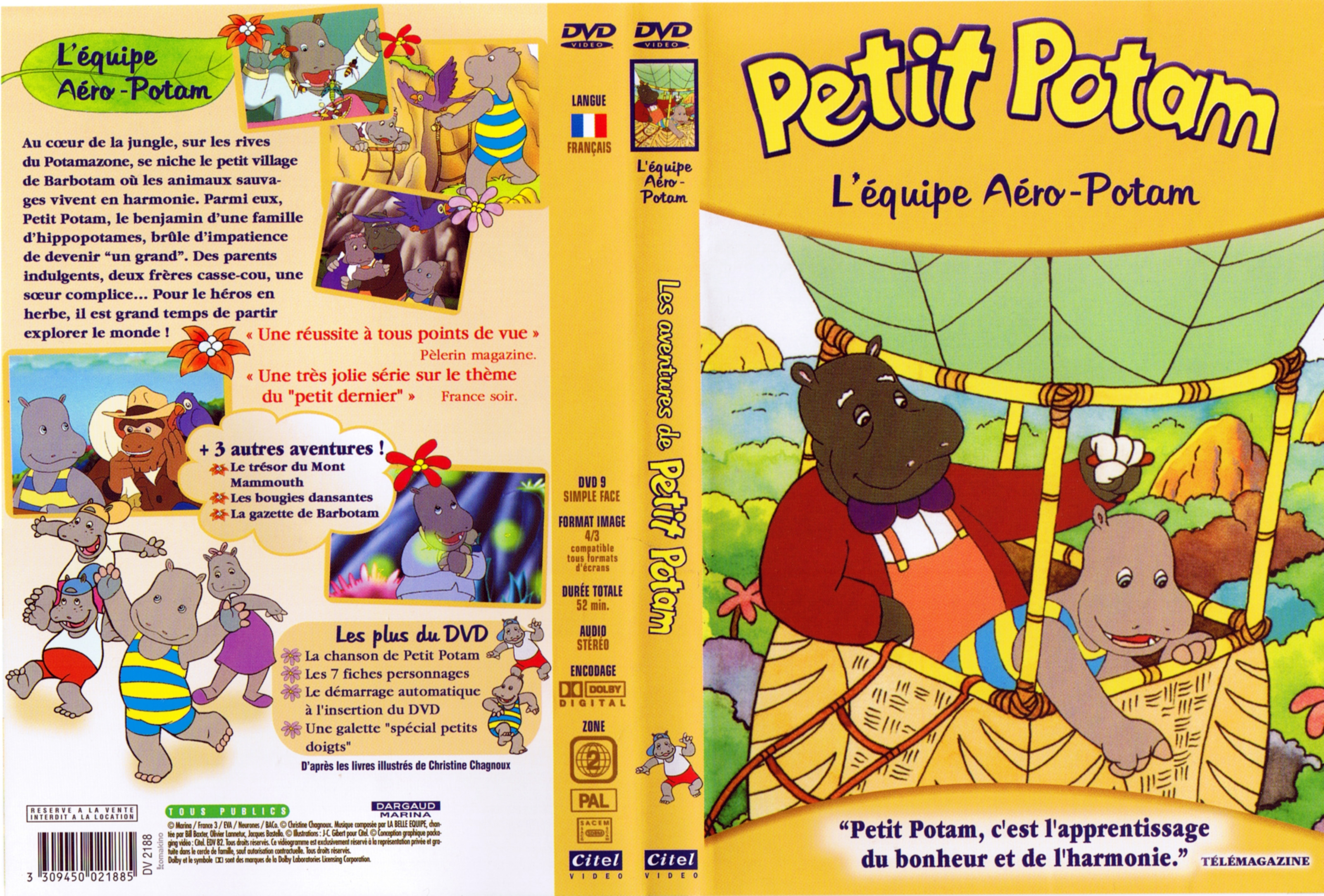Jaquette DVD Petit Potam - L