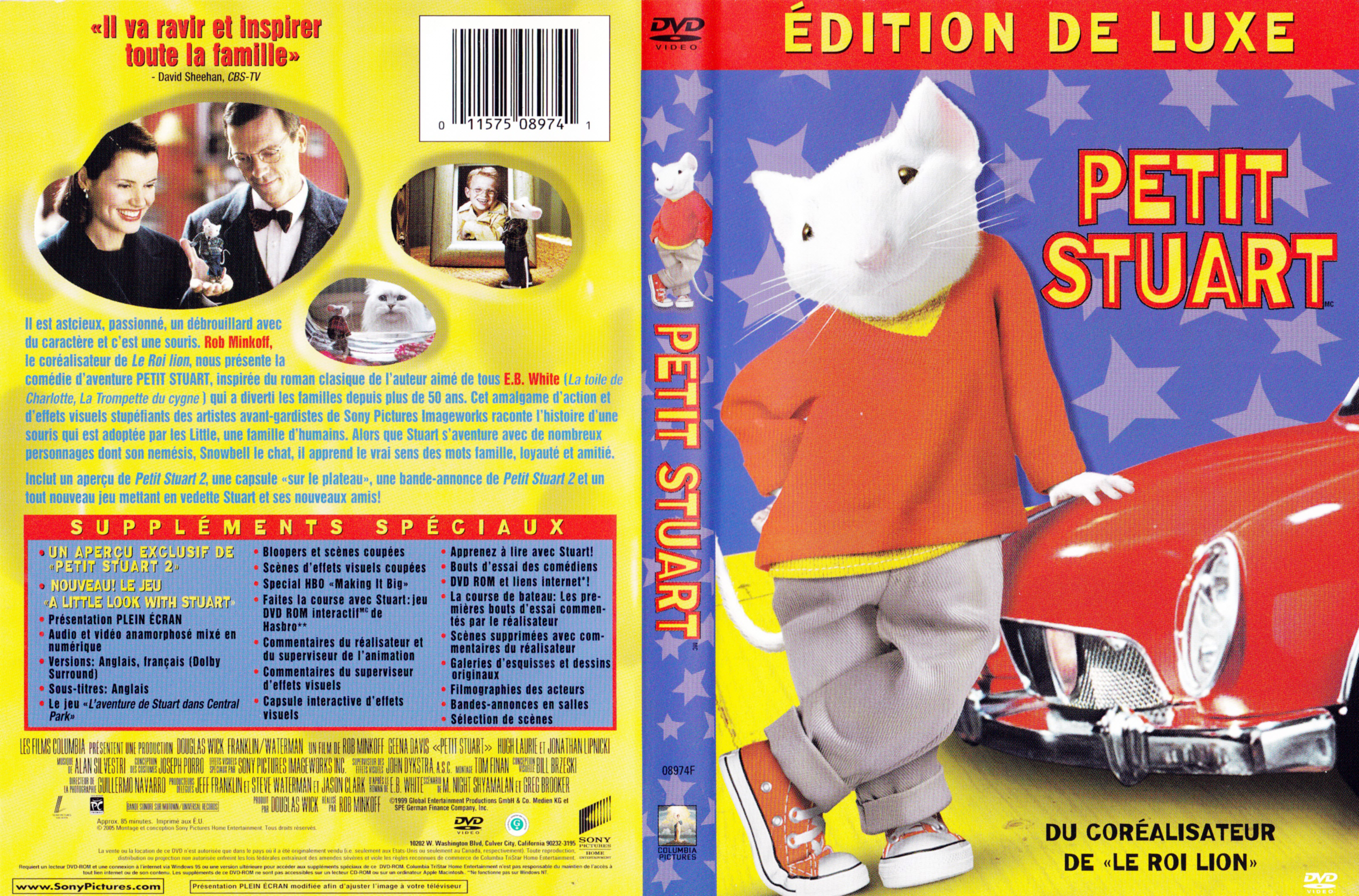 Jaquette DVD Petit Stuart (Canadienne)