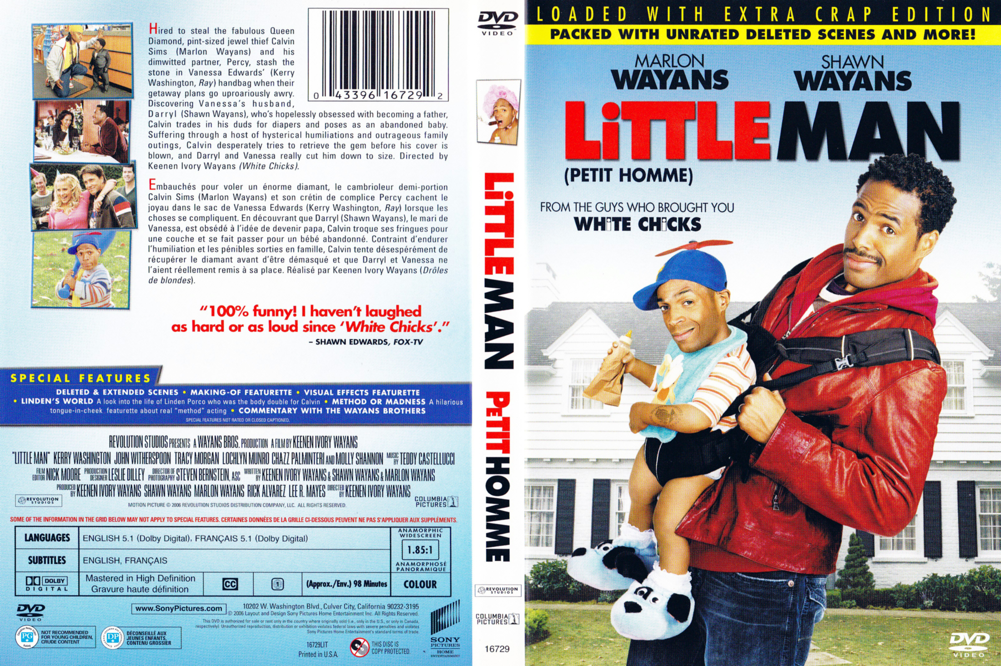 Jaquette DVD Petit homme - Little man (Canadienne)