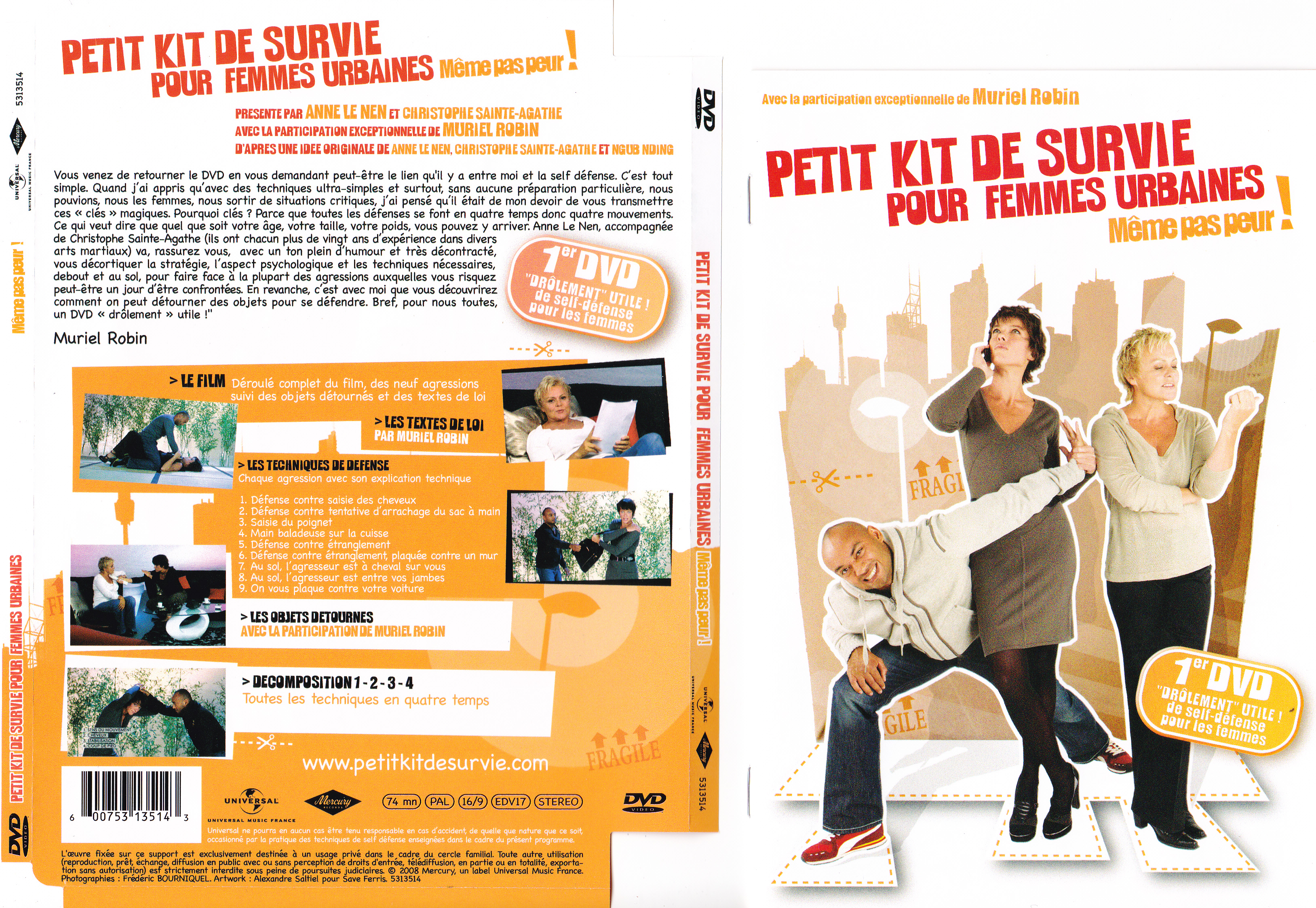 Jaquette DVD Petit kit de survie pour femmes urbaines mme pas peur