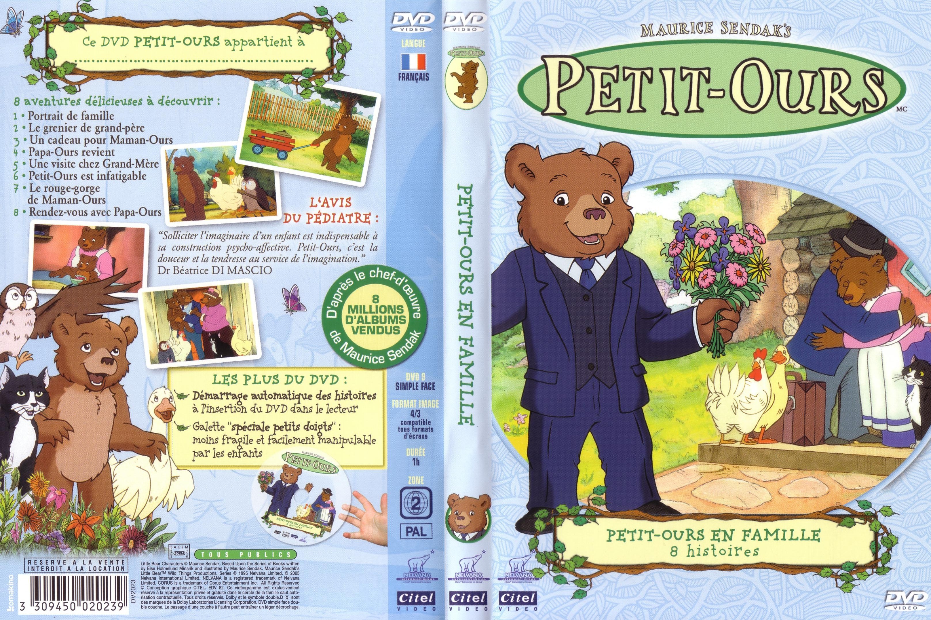 Jaquette DVD Petit-ours en famille