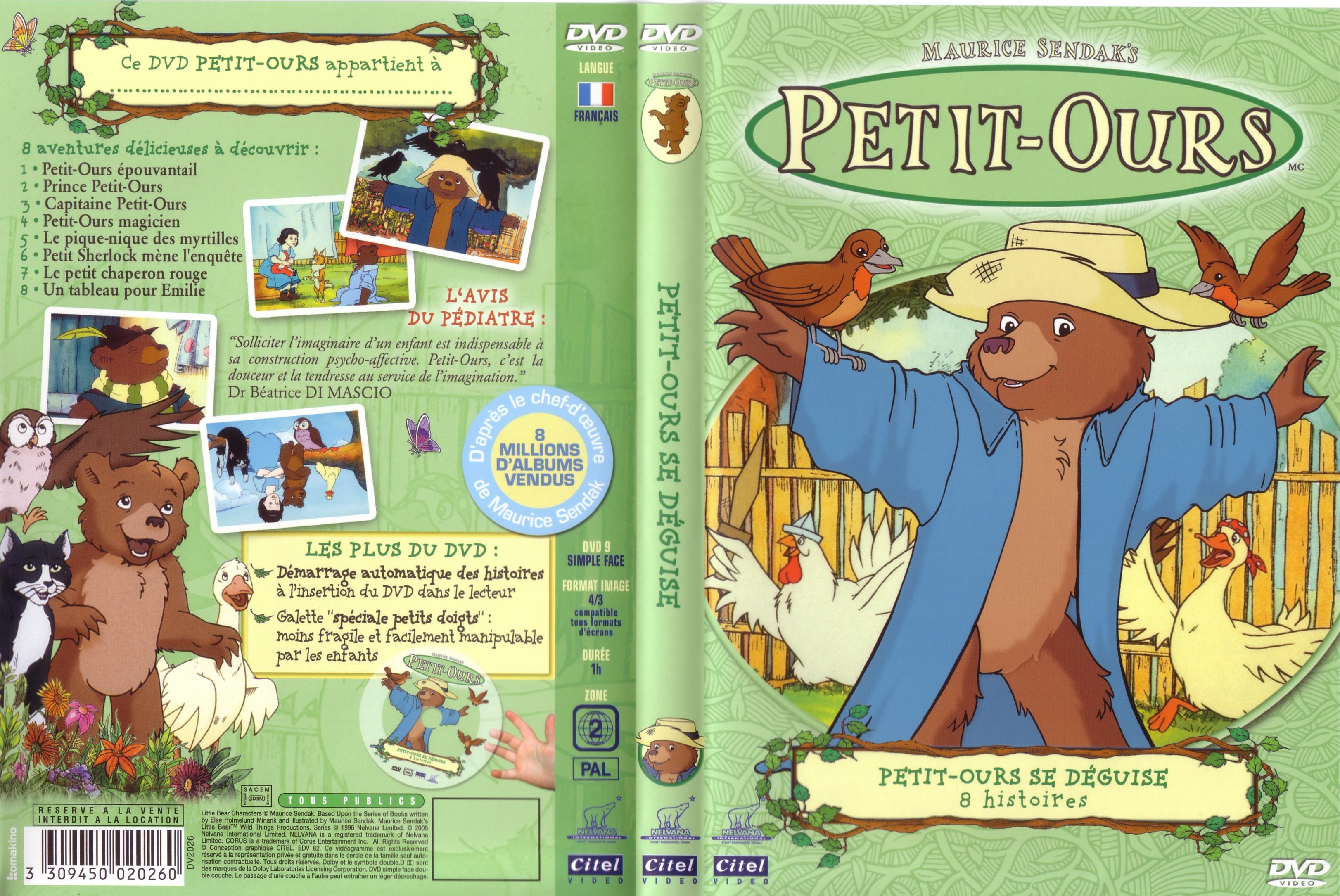 Jaquette DVD Petit-ours se dguise
