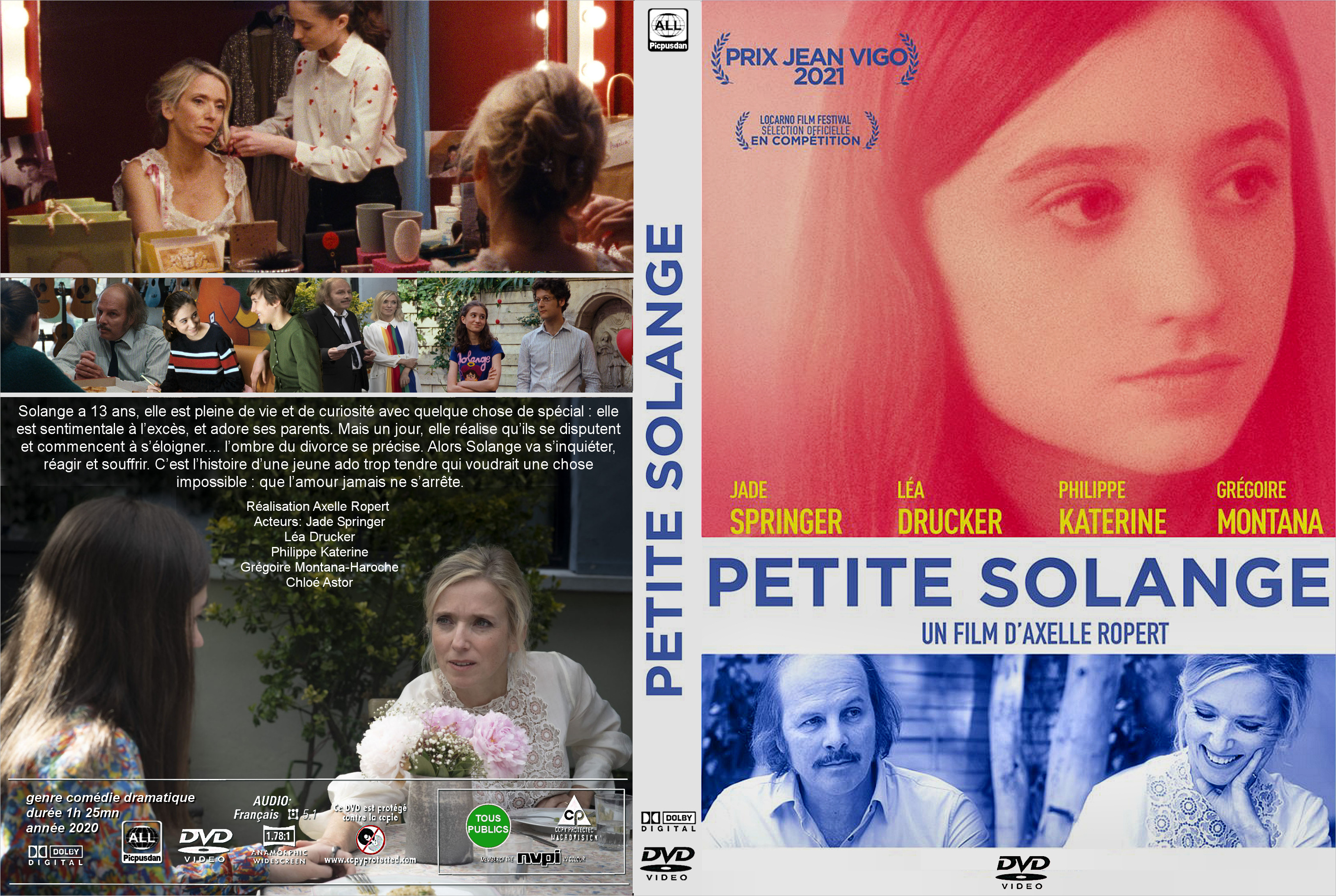 Jaquette DVD Petite Solange custom