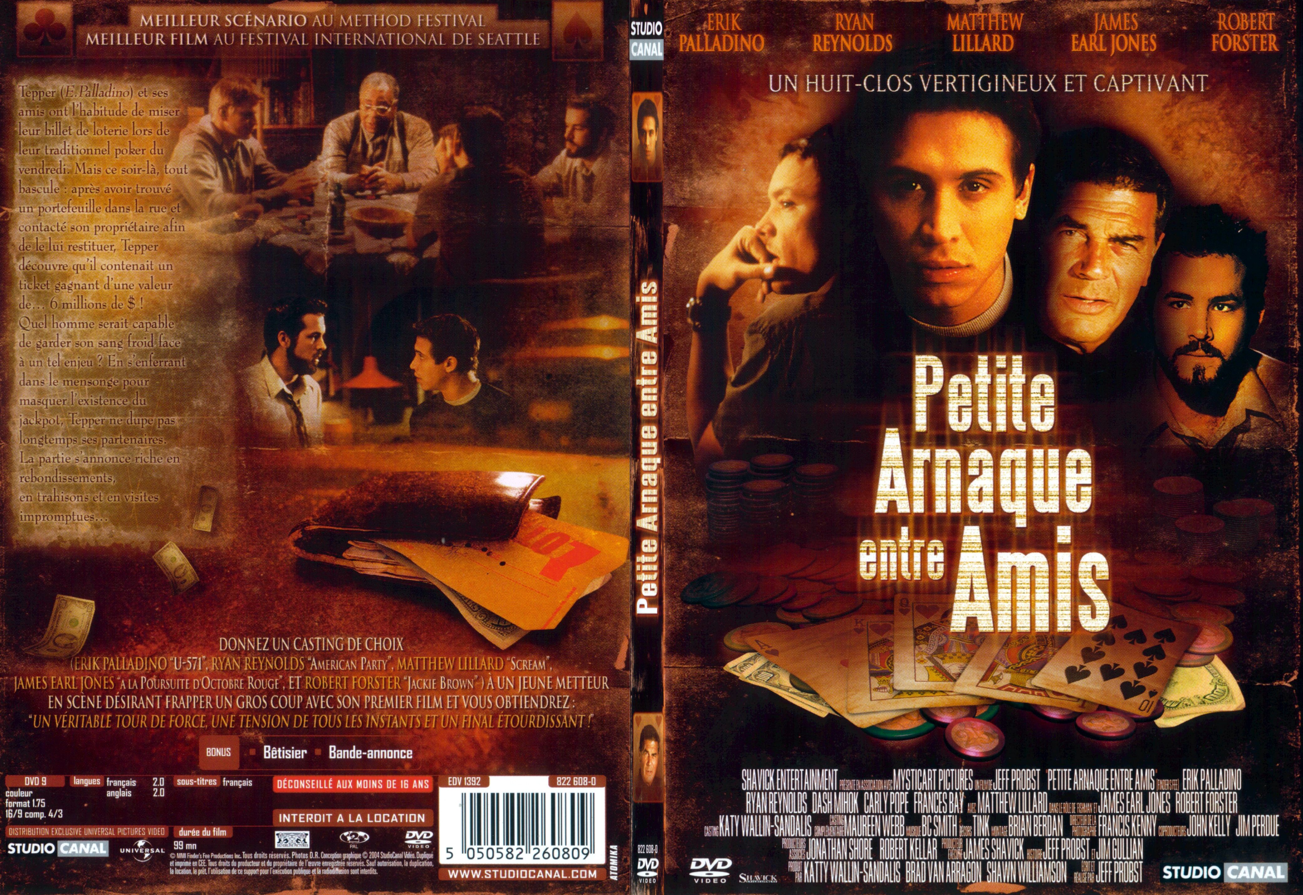 Jaquette DVD Petite arnaque entre amis - SLIM