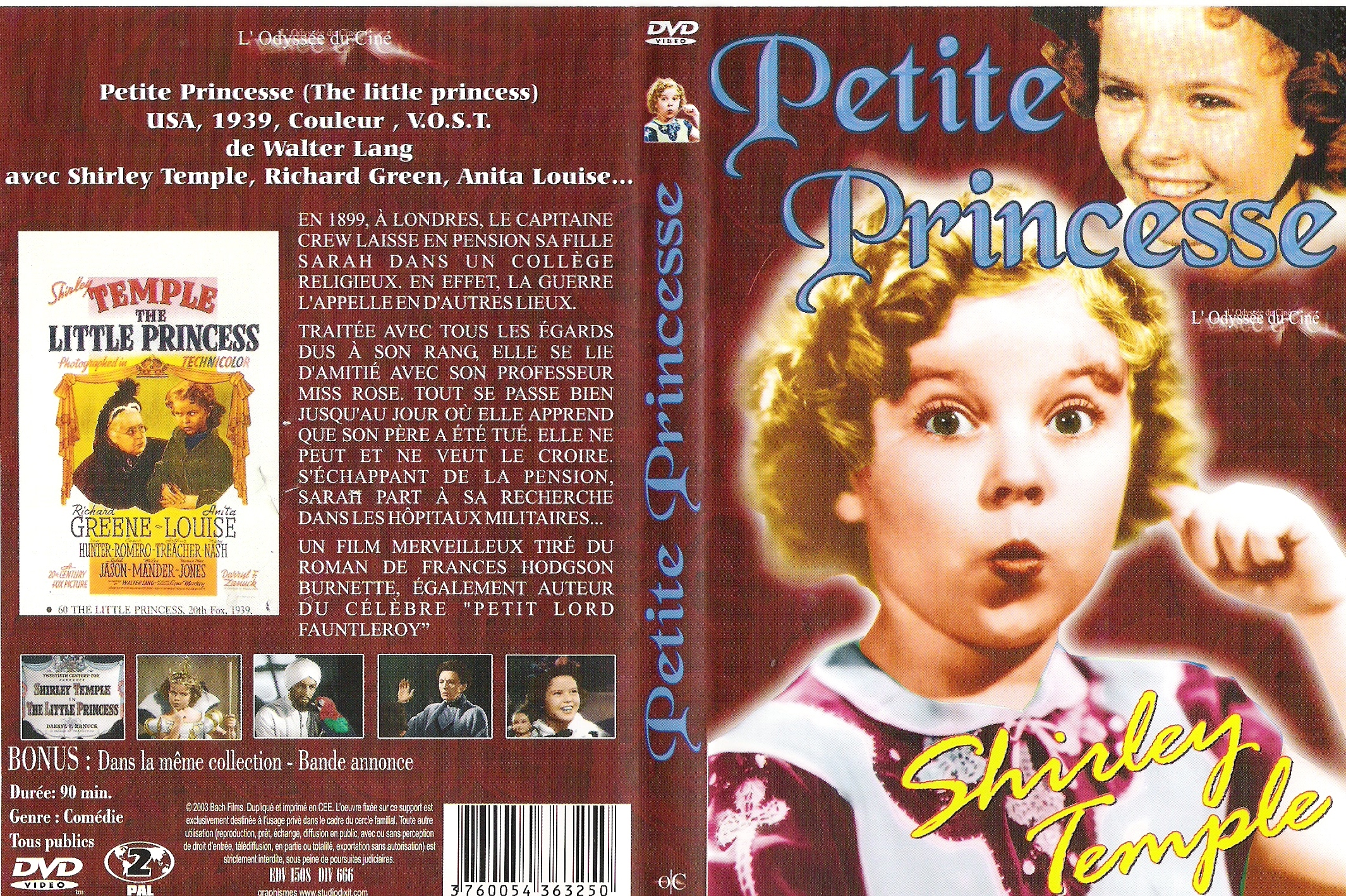 Jaquette DVD Petite princesse