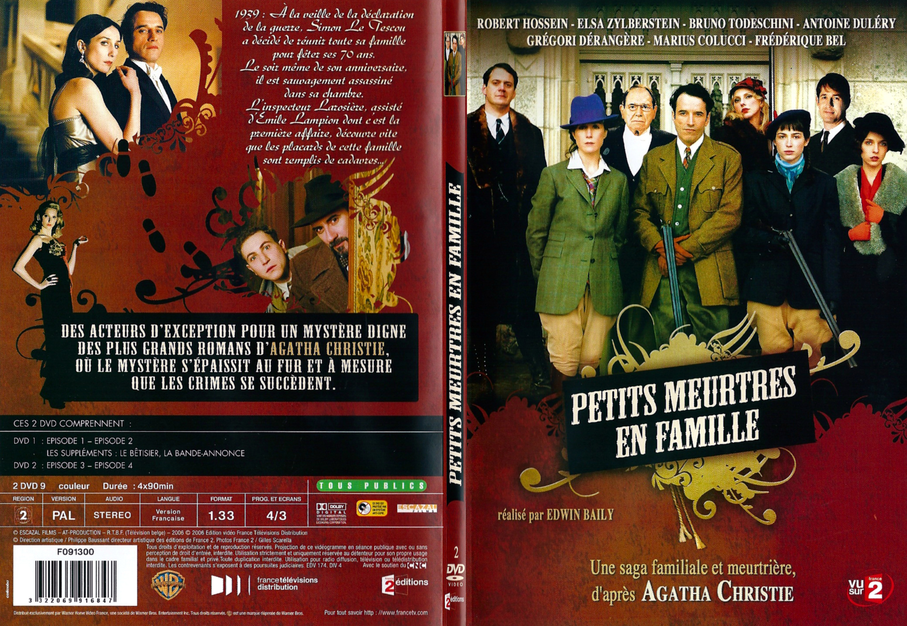 Jaquette DVD Petits meurtres en famille - SLIM