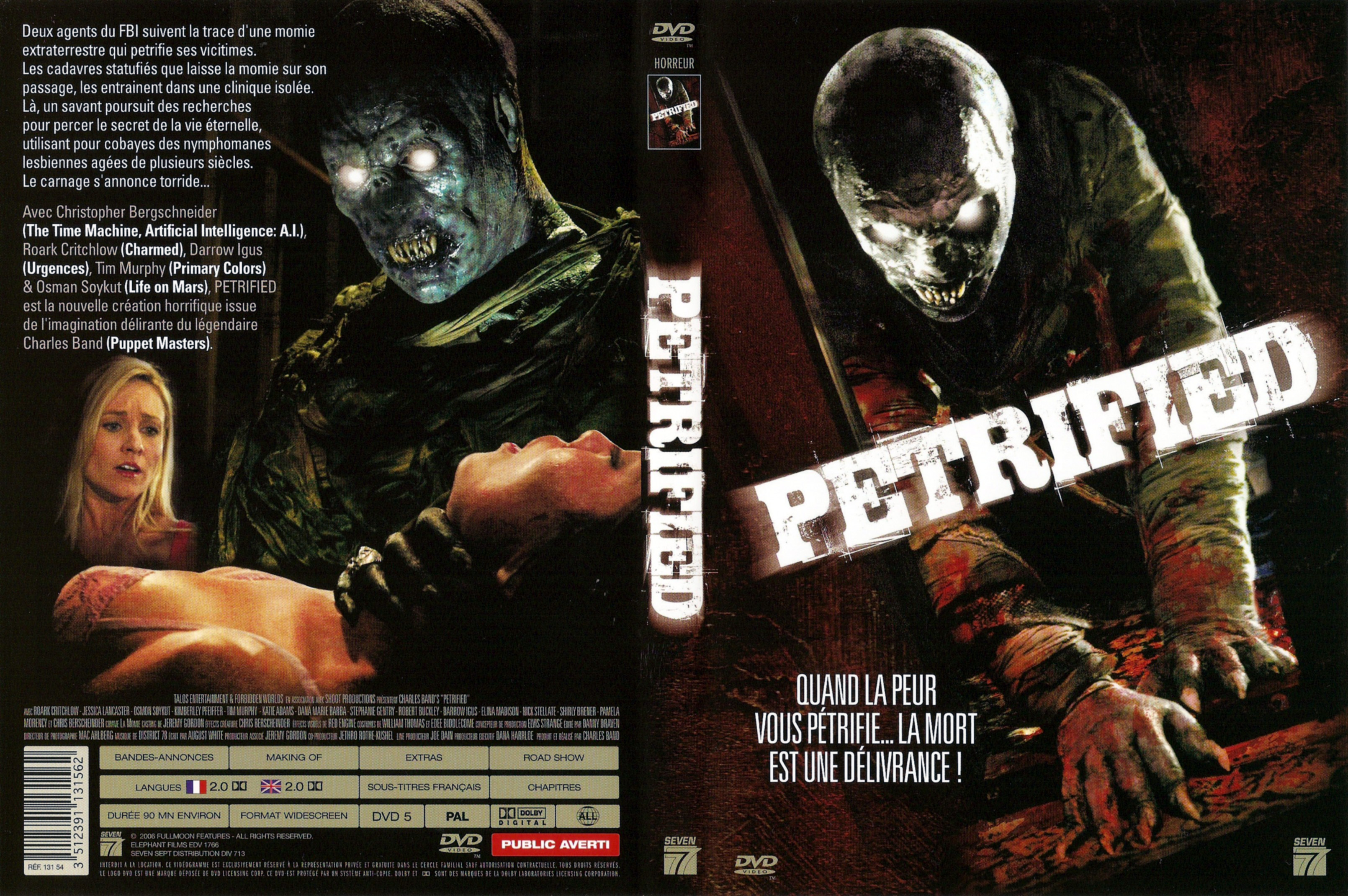 Jaquette DVD Petrified