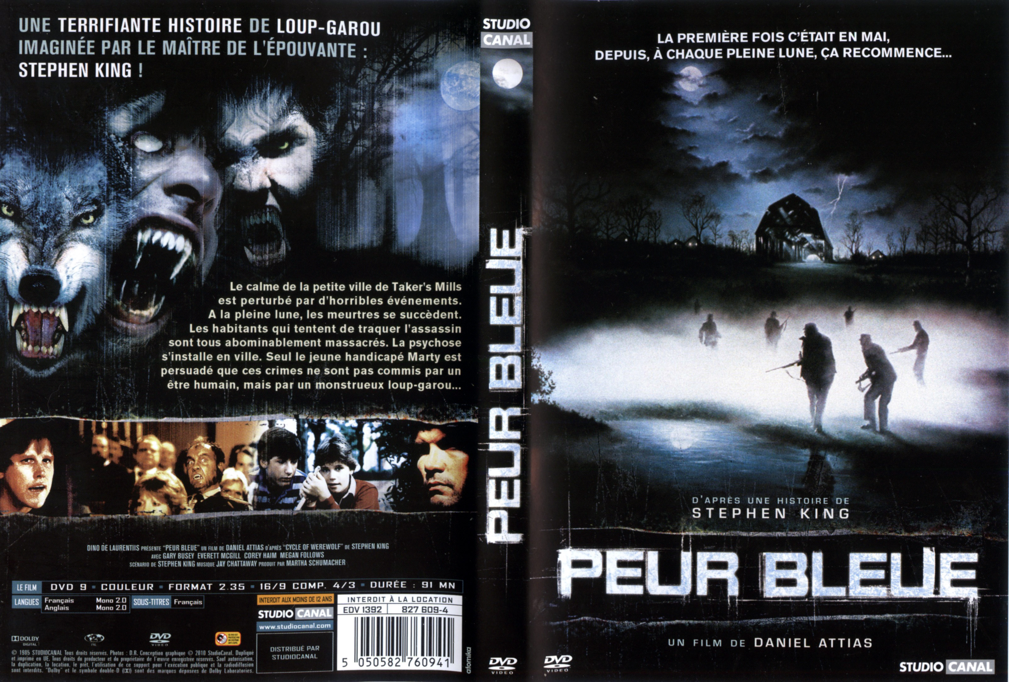 Jaquette DVD Peur bleue (stephen king) v3