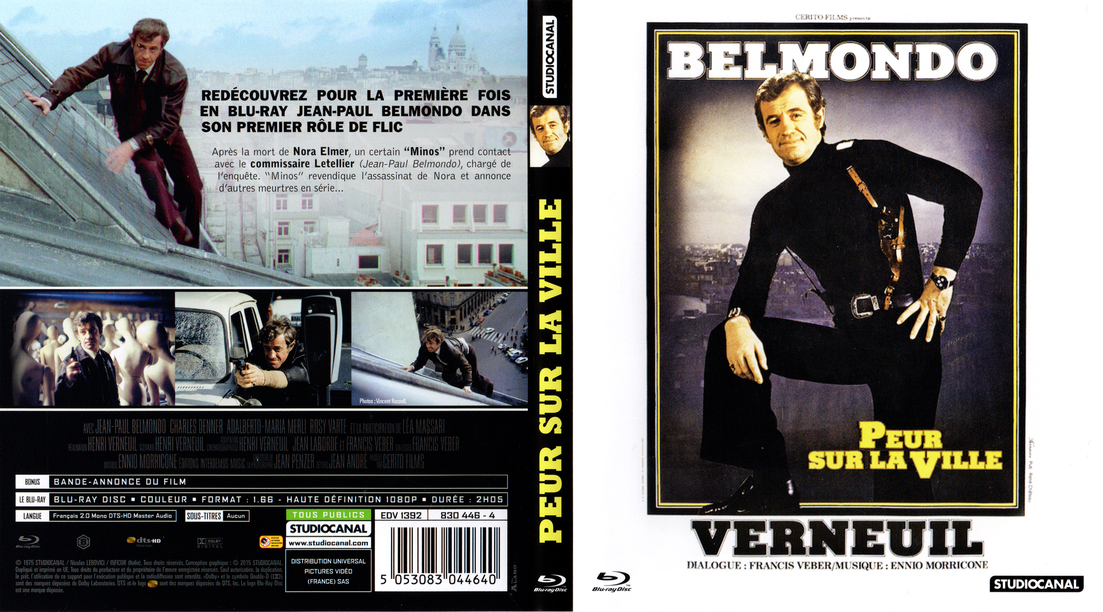 Jaquette DVD Peur sur la ville (BLU-RAY)