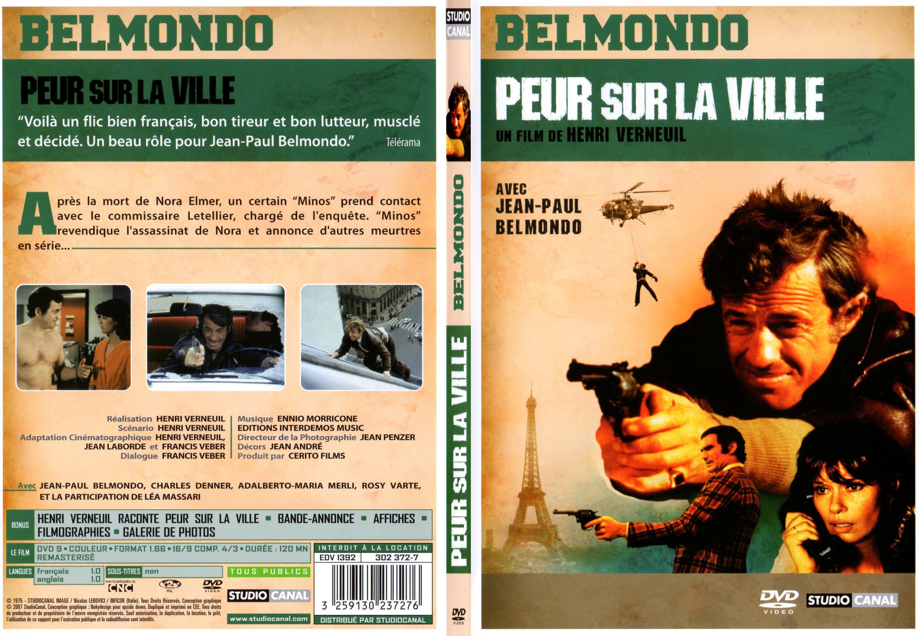 Jaquette DVD Peur sur la ville - SLIM v4