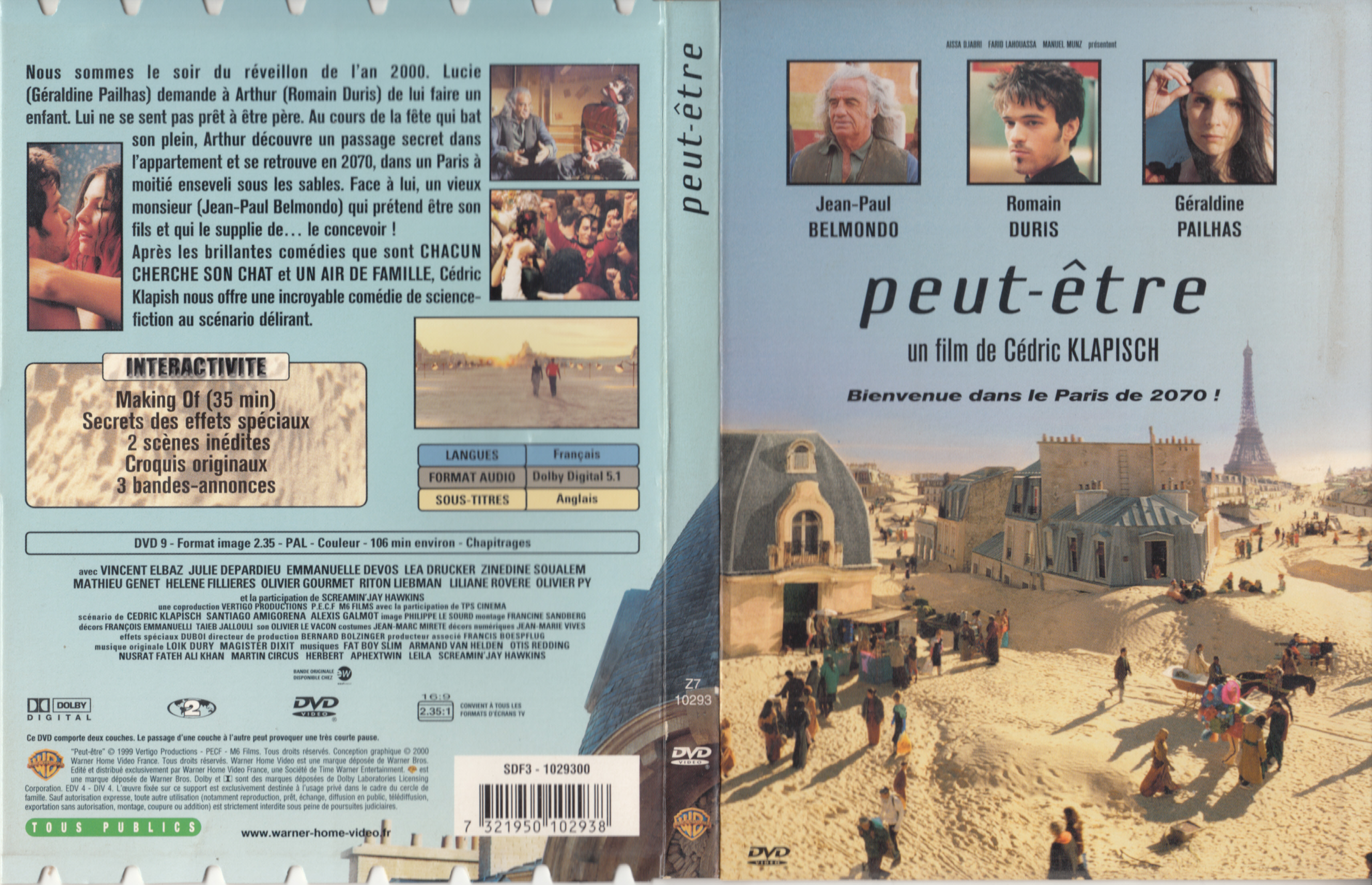 Jaquette DVD Peut-tre v3