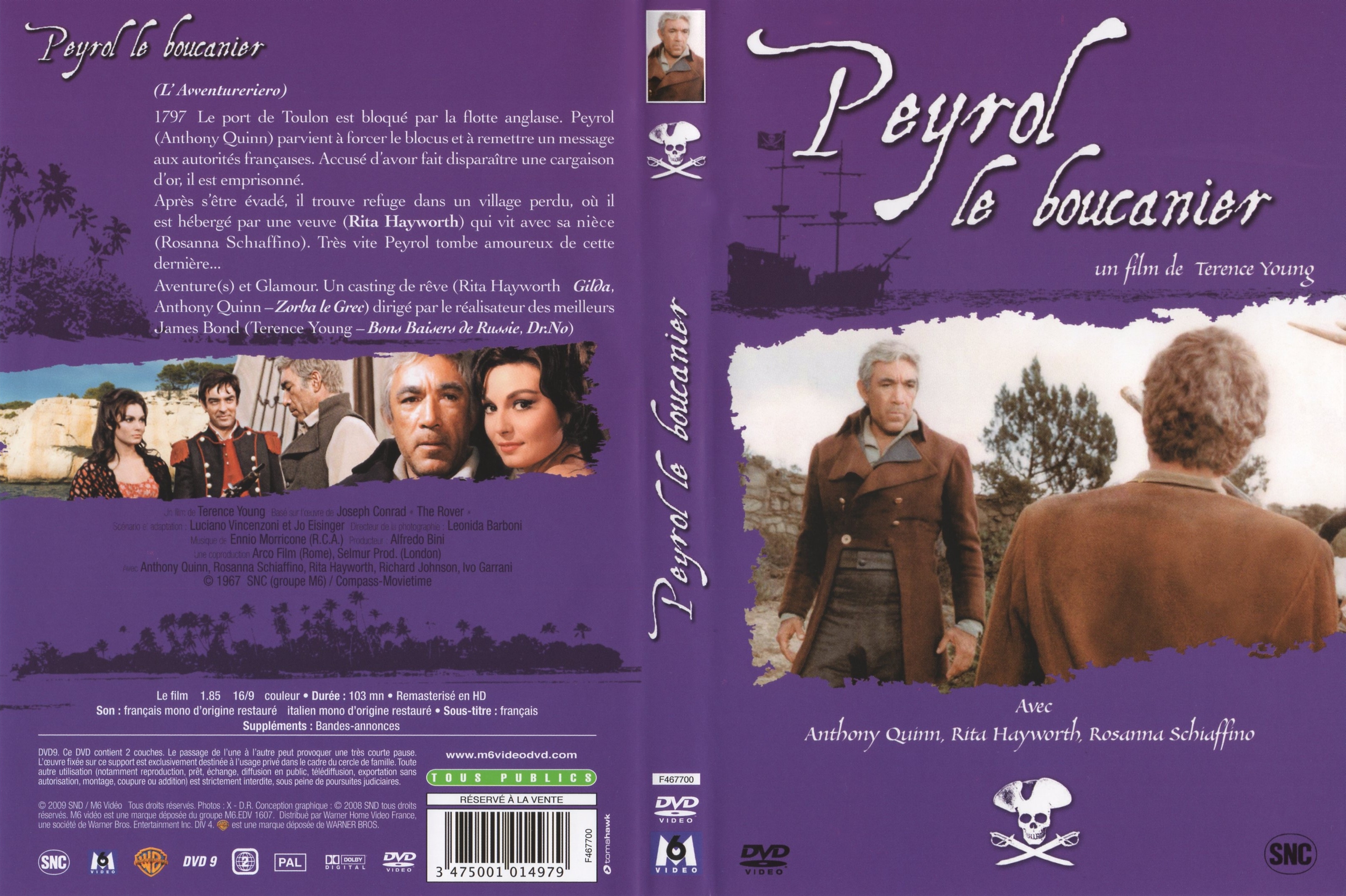 Jaquette DVD Peyrol le boucanier