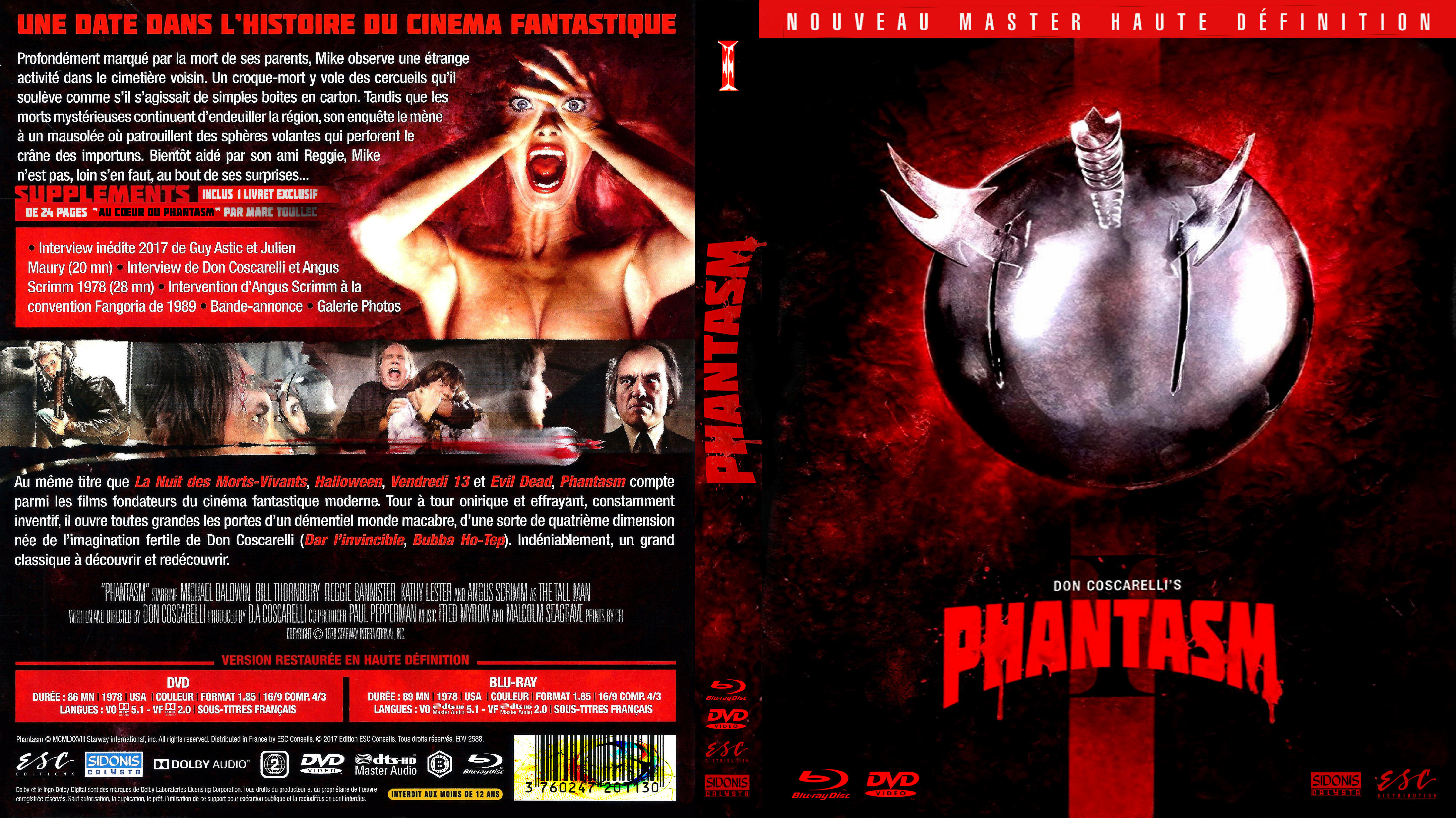 Jaquette DVD Phantasm 1 custom (BLU-RAY)