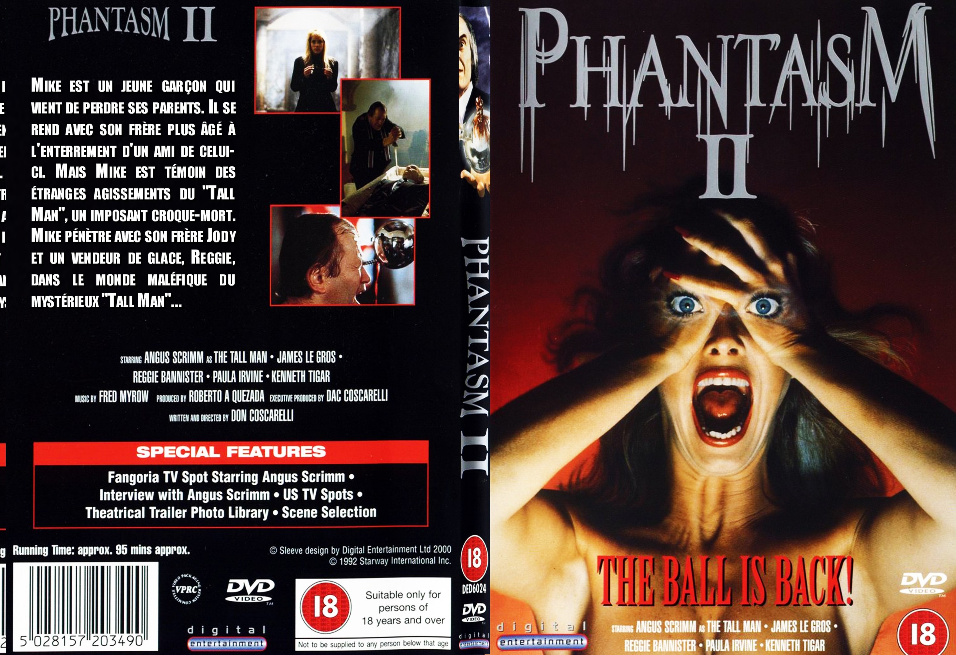 Jaquette DVD Phantasm 2 custom - SLIM