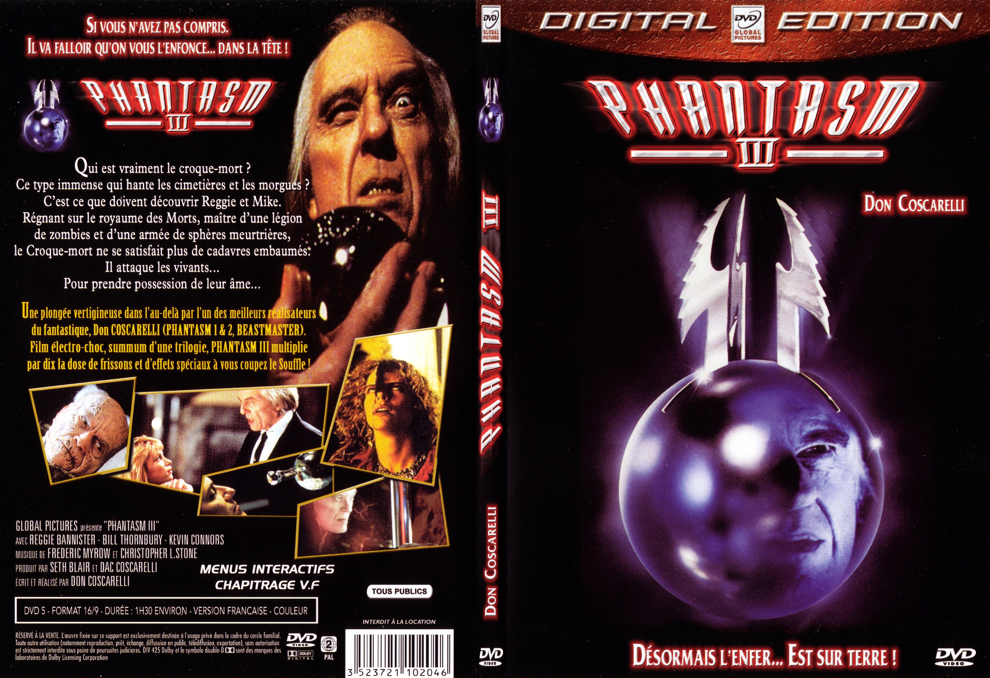 Jaquette DVD Phantasm 3 - SLIM v2