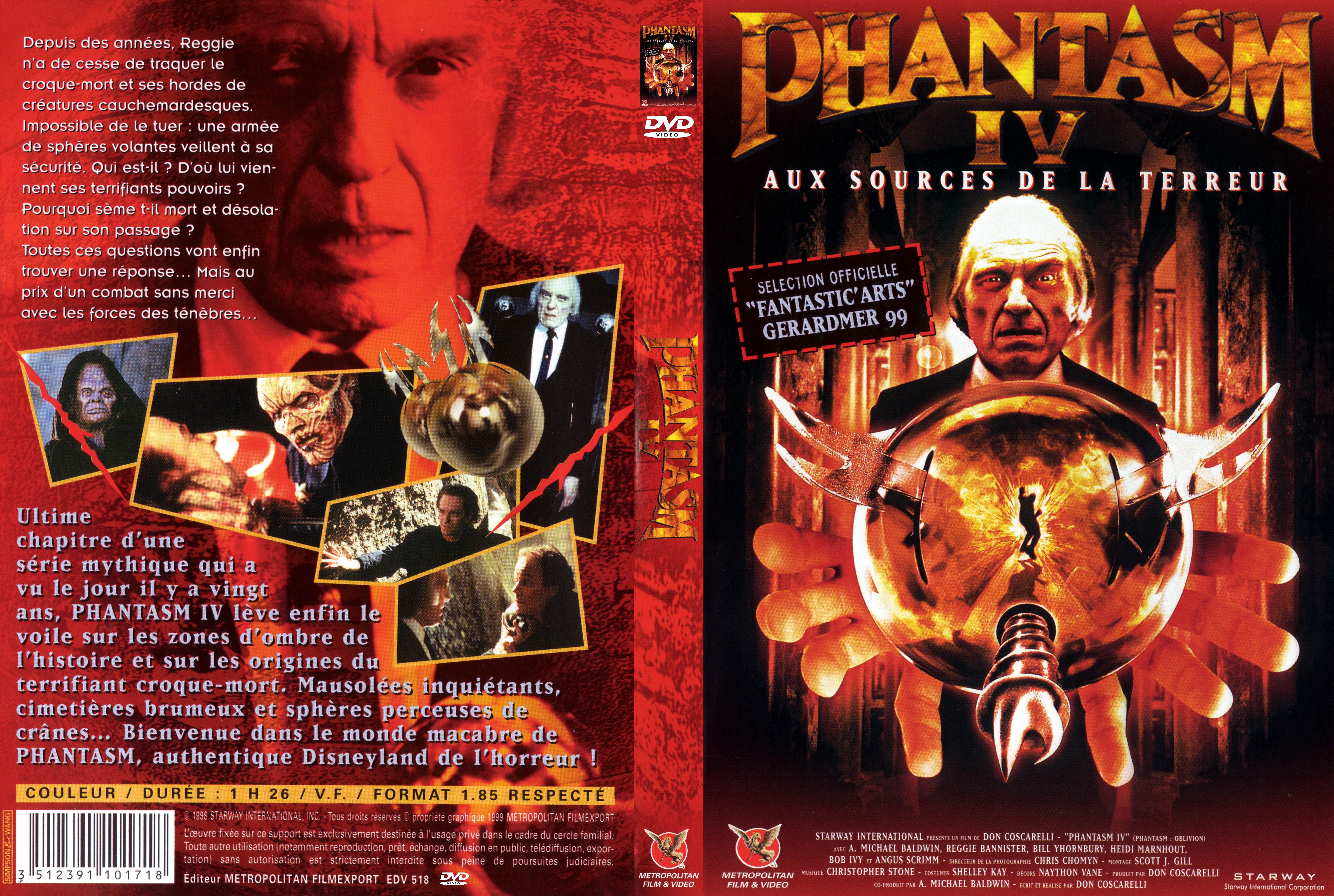 Jaquette DVD Phantasm 4 custom