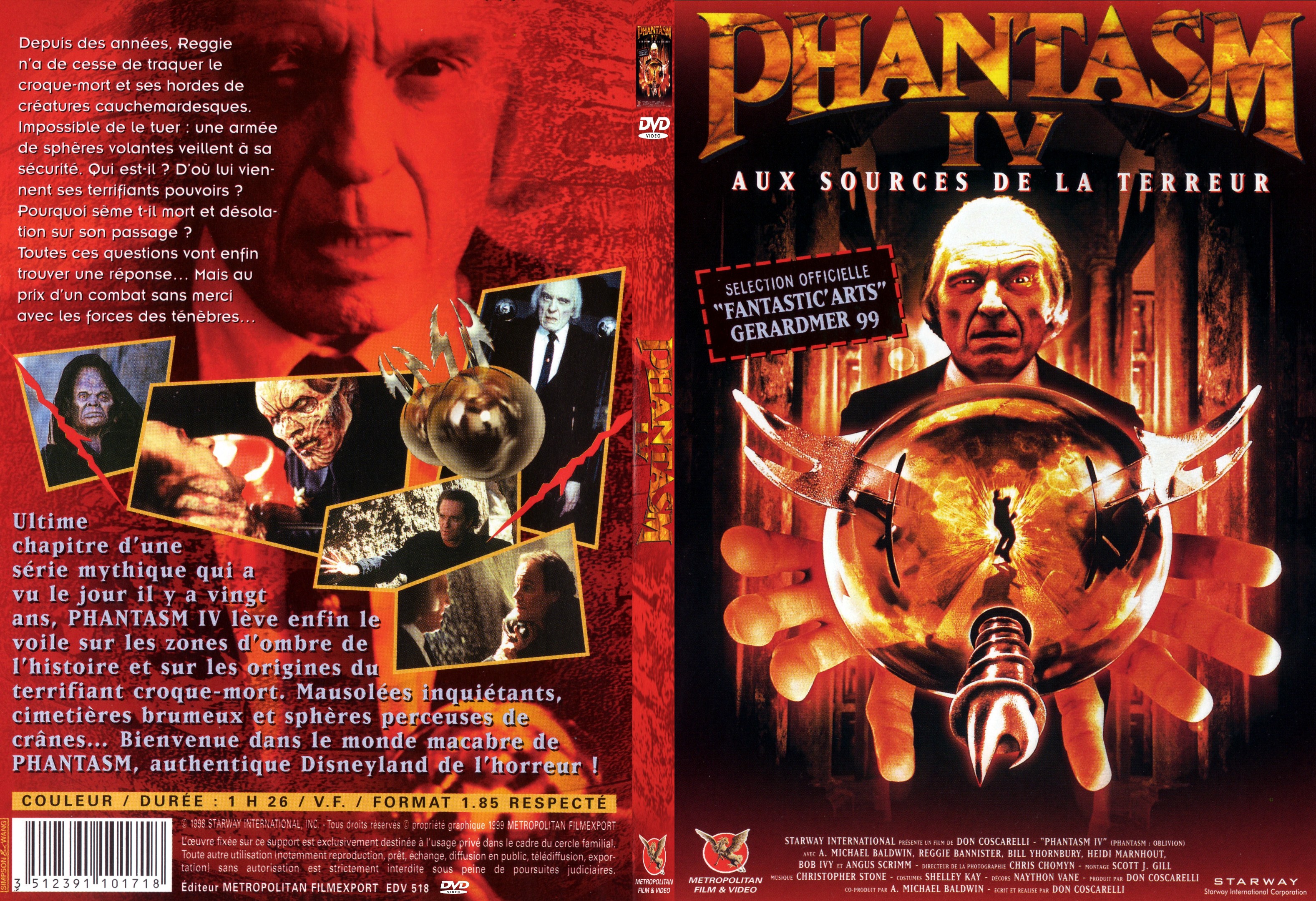 Jaquette DVD Phantasm 4 custom - SLIM