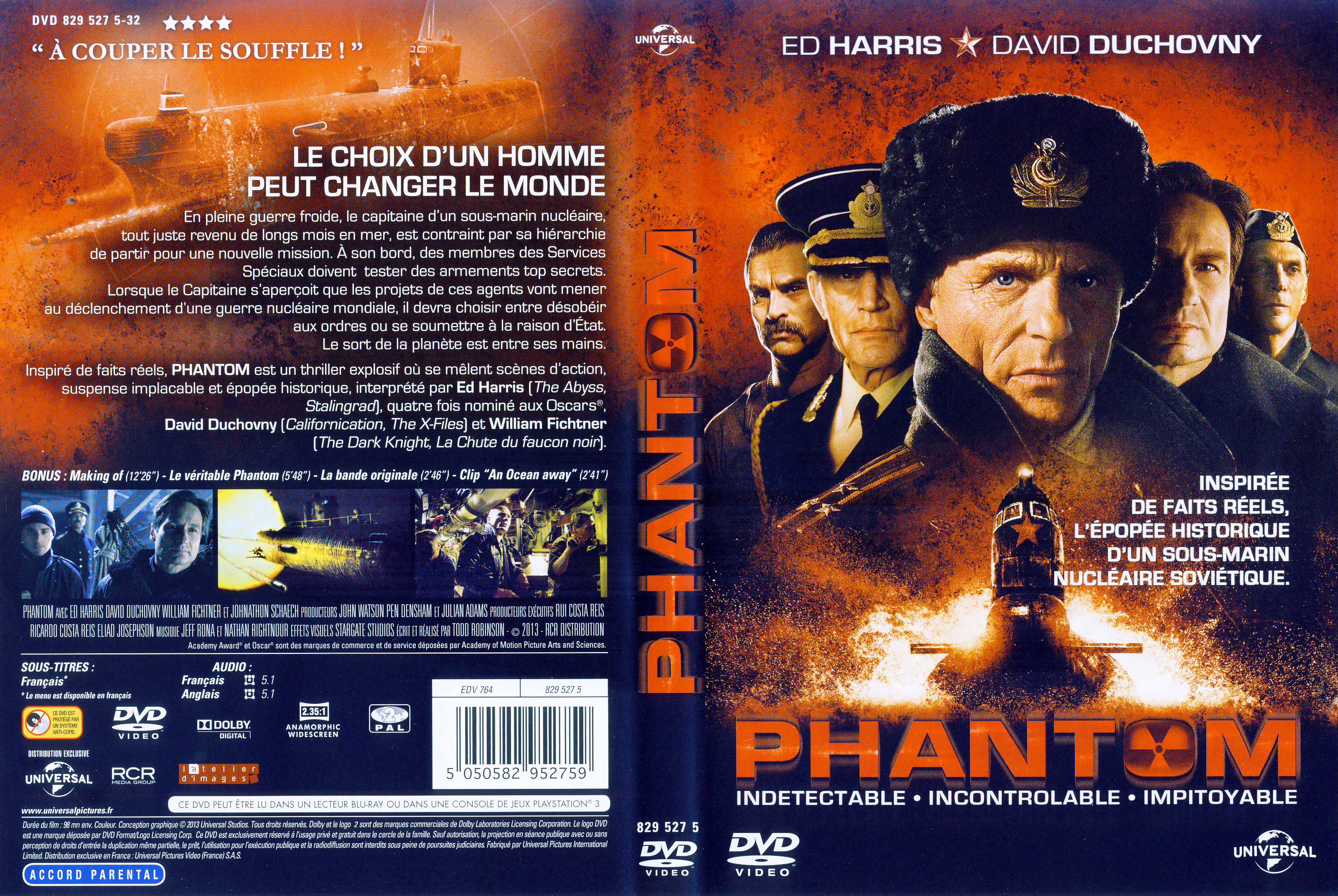 Jaquette DVD Phantom (2013)