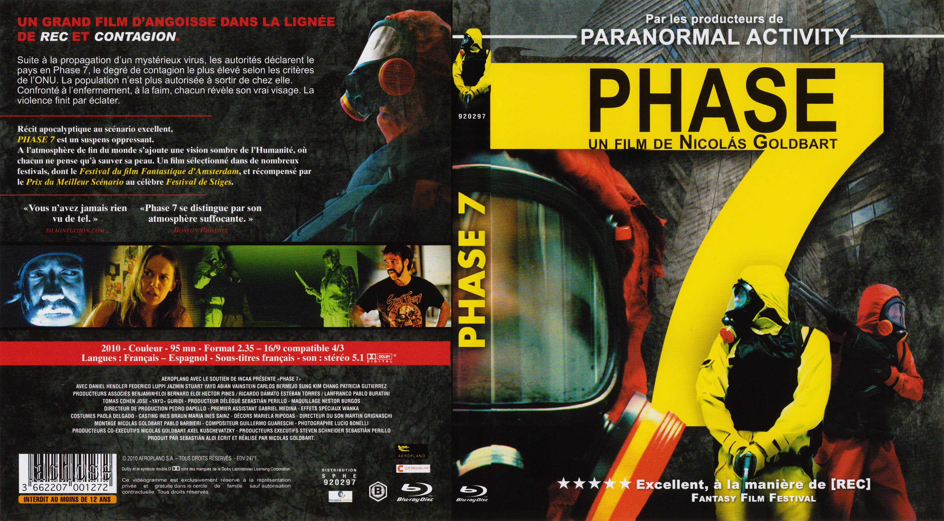 Jaquette DVD Phase 7 (BLU-RAY)
