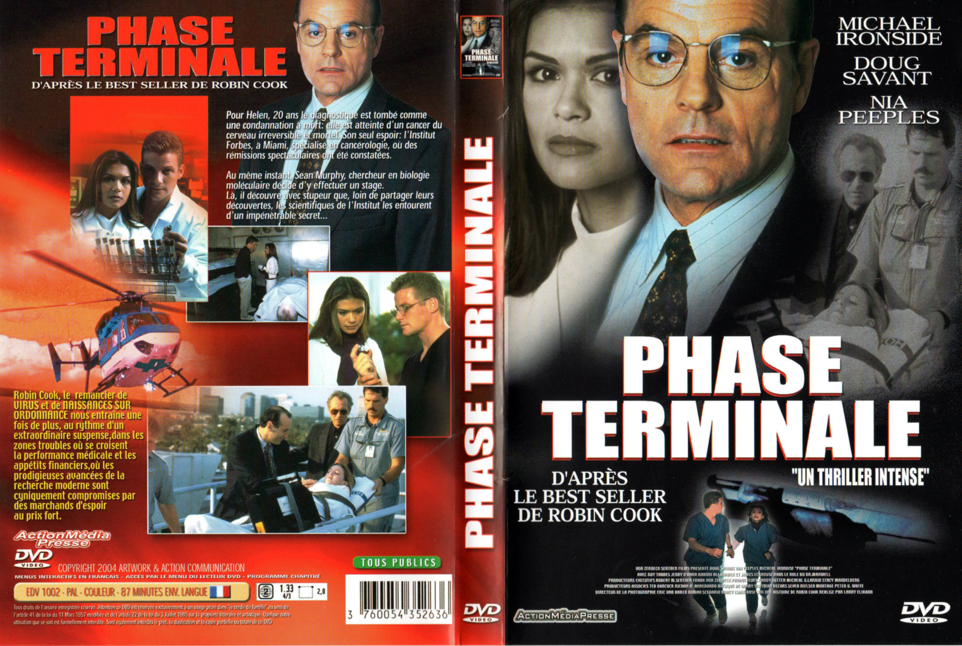 Jaquette DVD Phase terminale