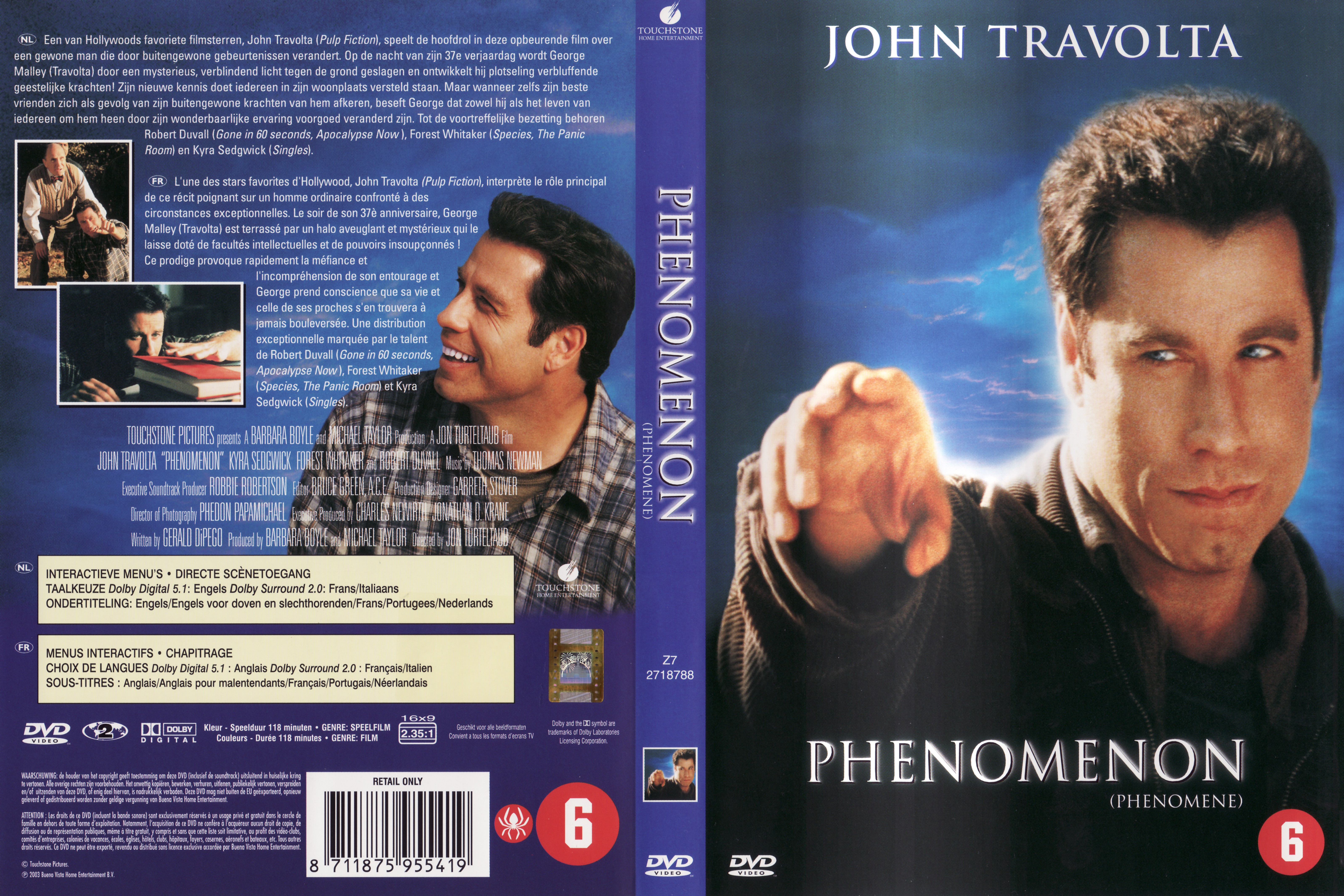 Jaquette DVD Phenomene