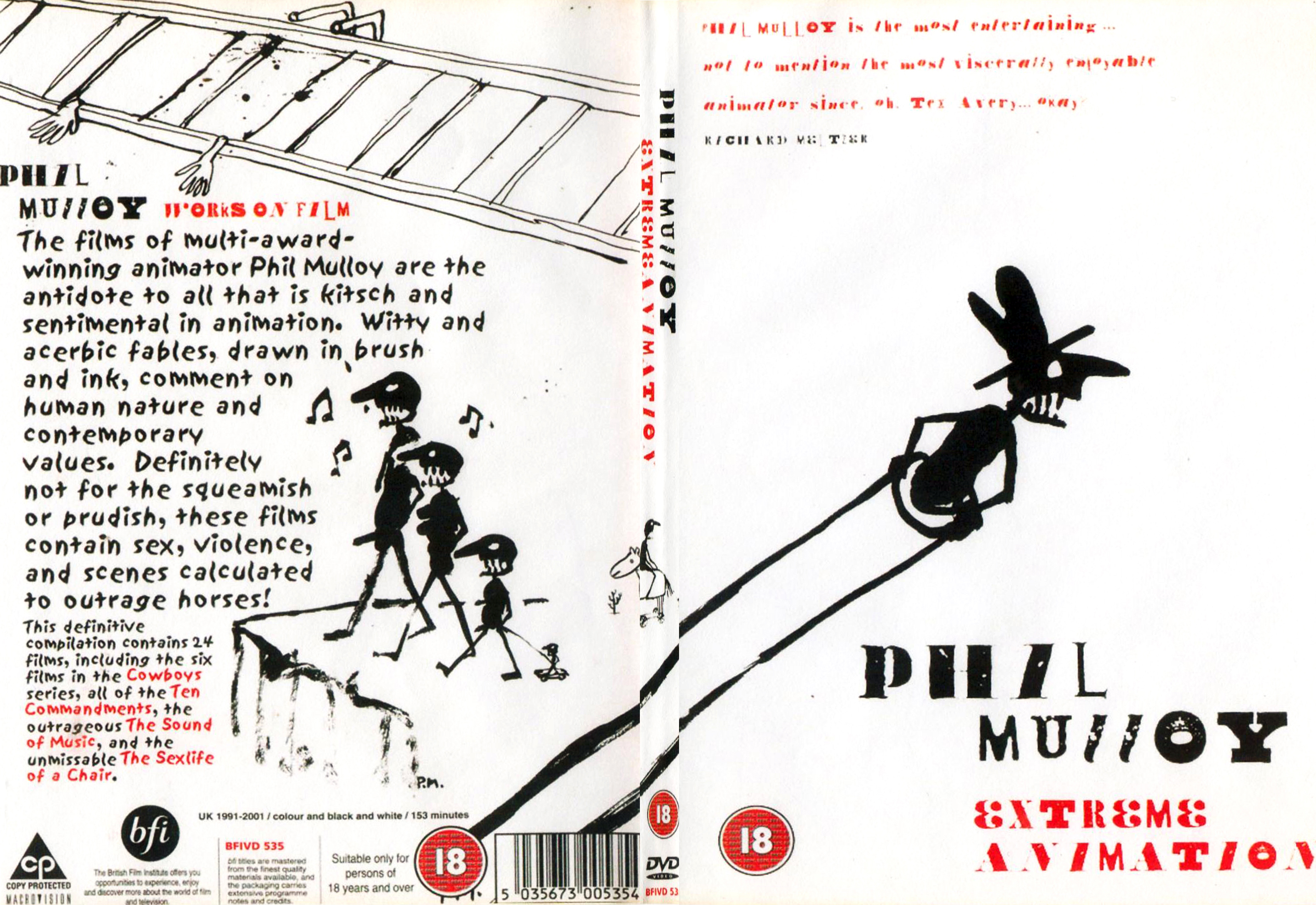 Jaquette DVD Phil Mullroy Extreme animation - SLIM