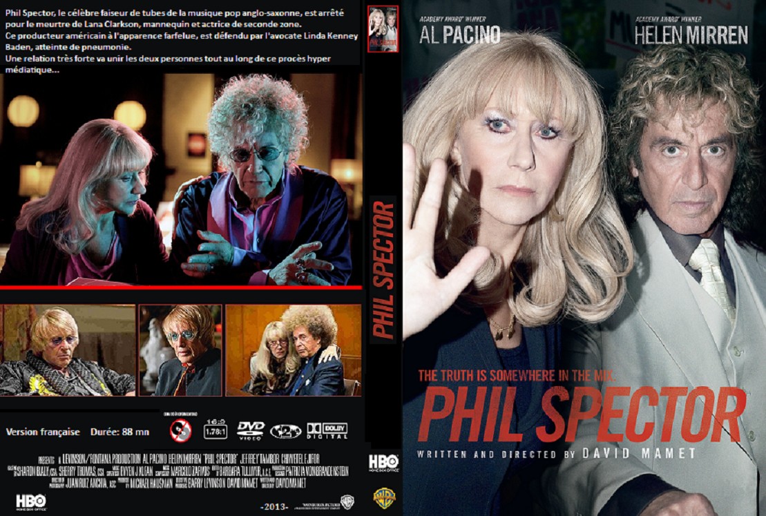 Jaquette DVD Phil Spector custom