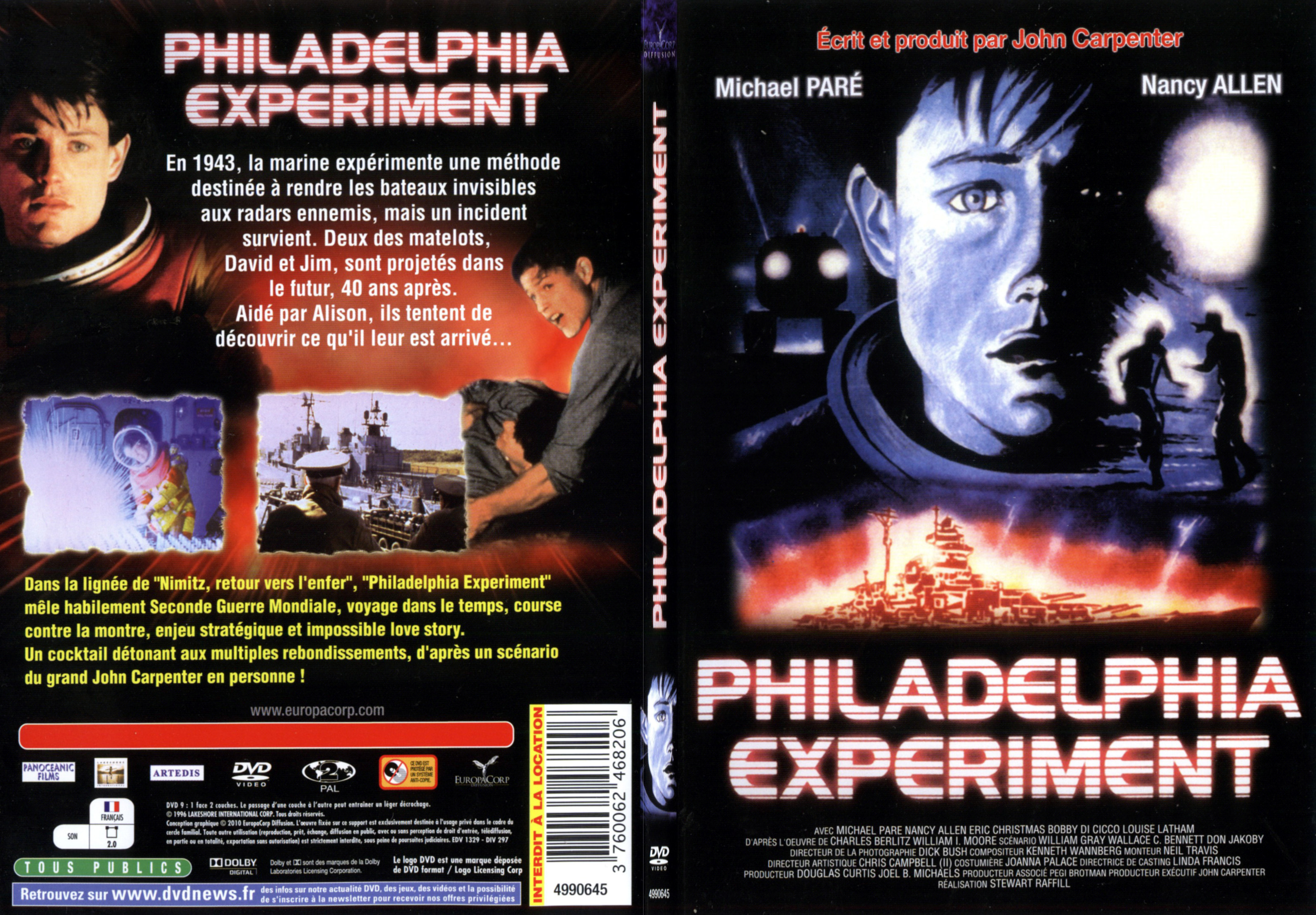 Jaquette DVD Philadelphia experiment - SLIM